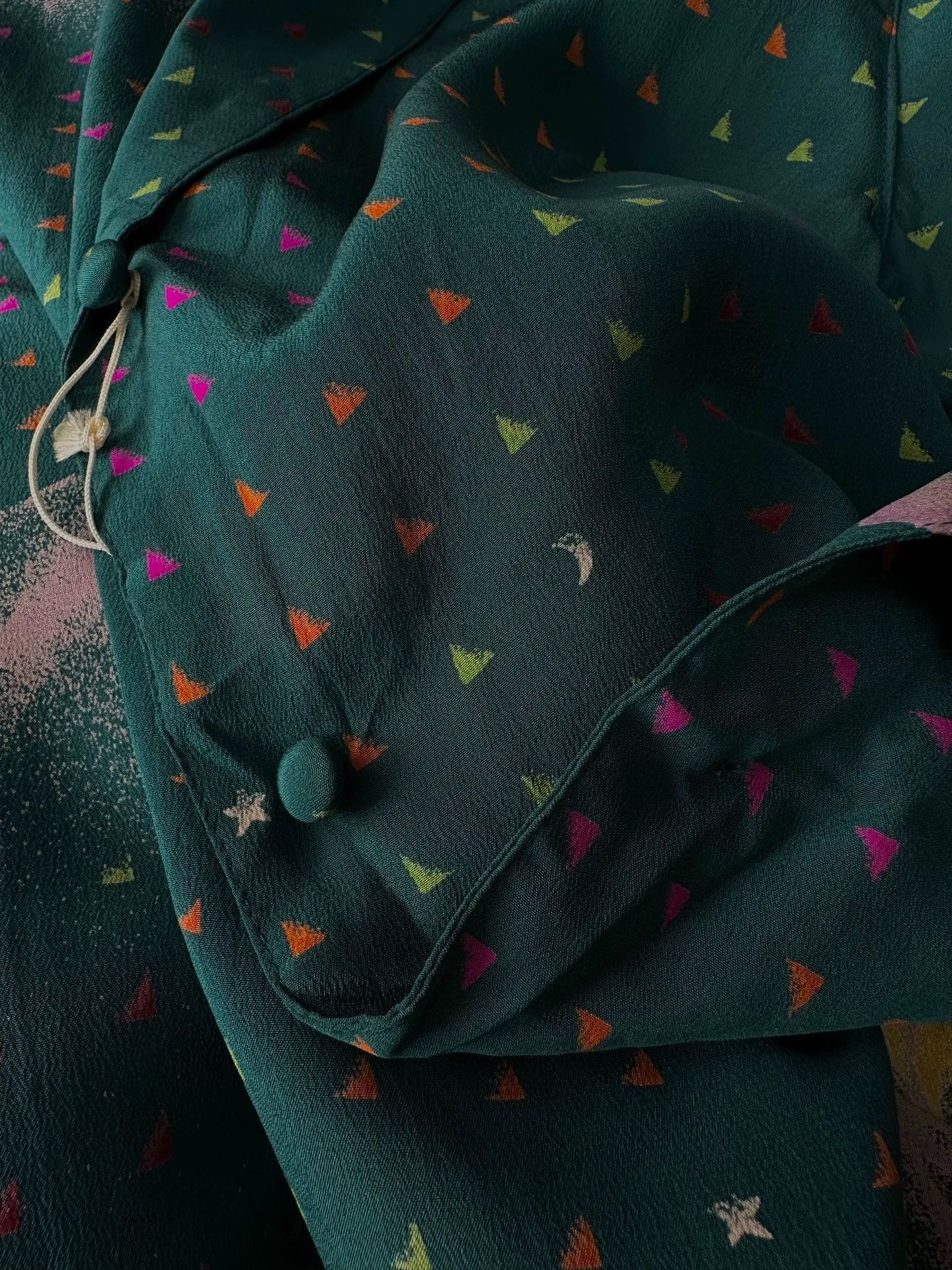 Issey Miyake Green Mountain Print Button-Up Shirt - Size S Size US S / EU 44-46 / 1 - 4 Thumbnail