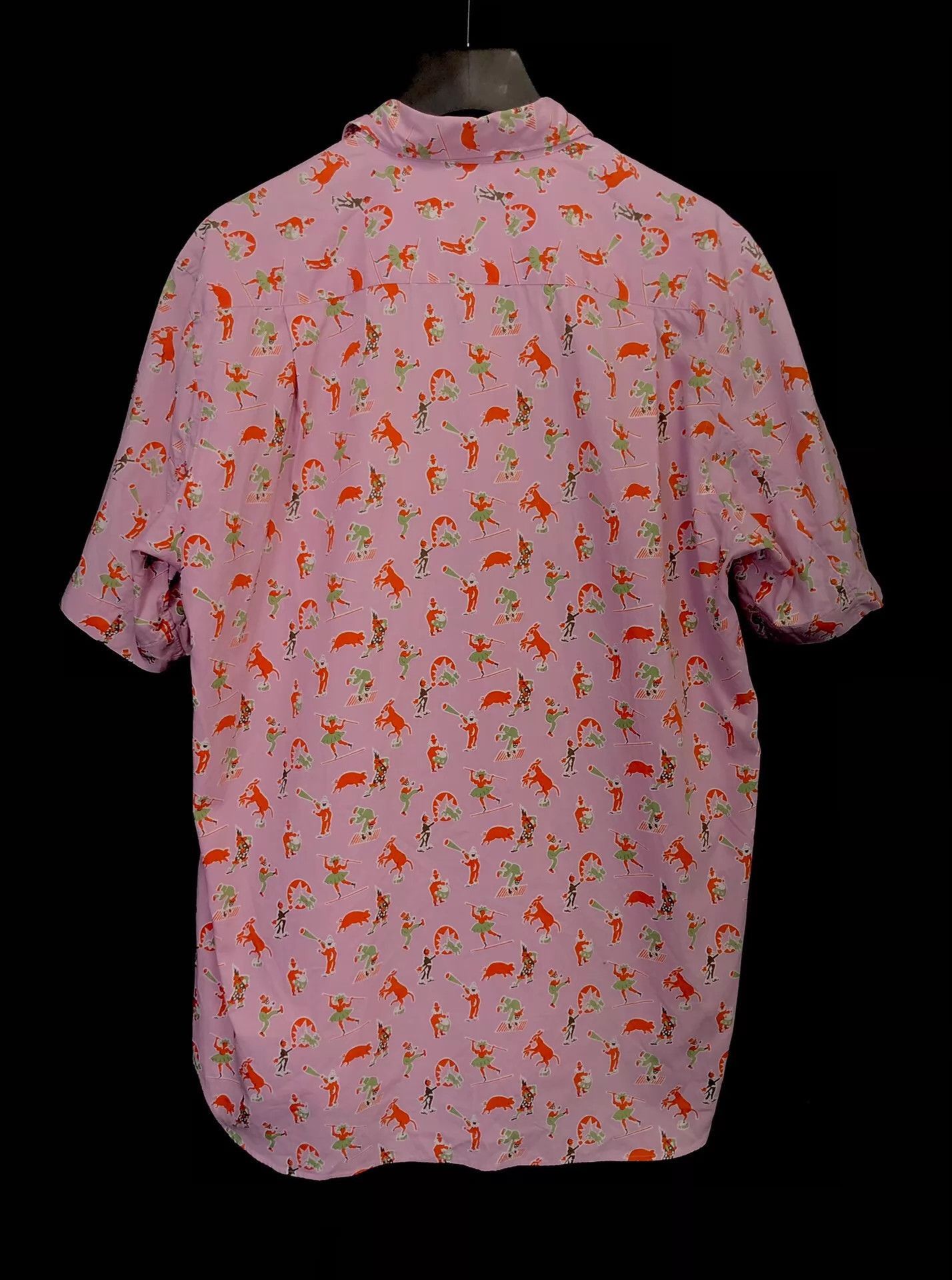 Comme des Garcons Pink Printed Short Sleeve Button-Up Shirt Size US S / EU 44-46 / 1 - 2 Thumbnail