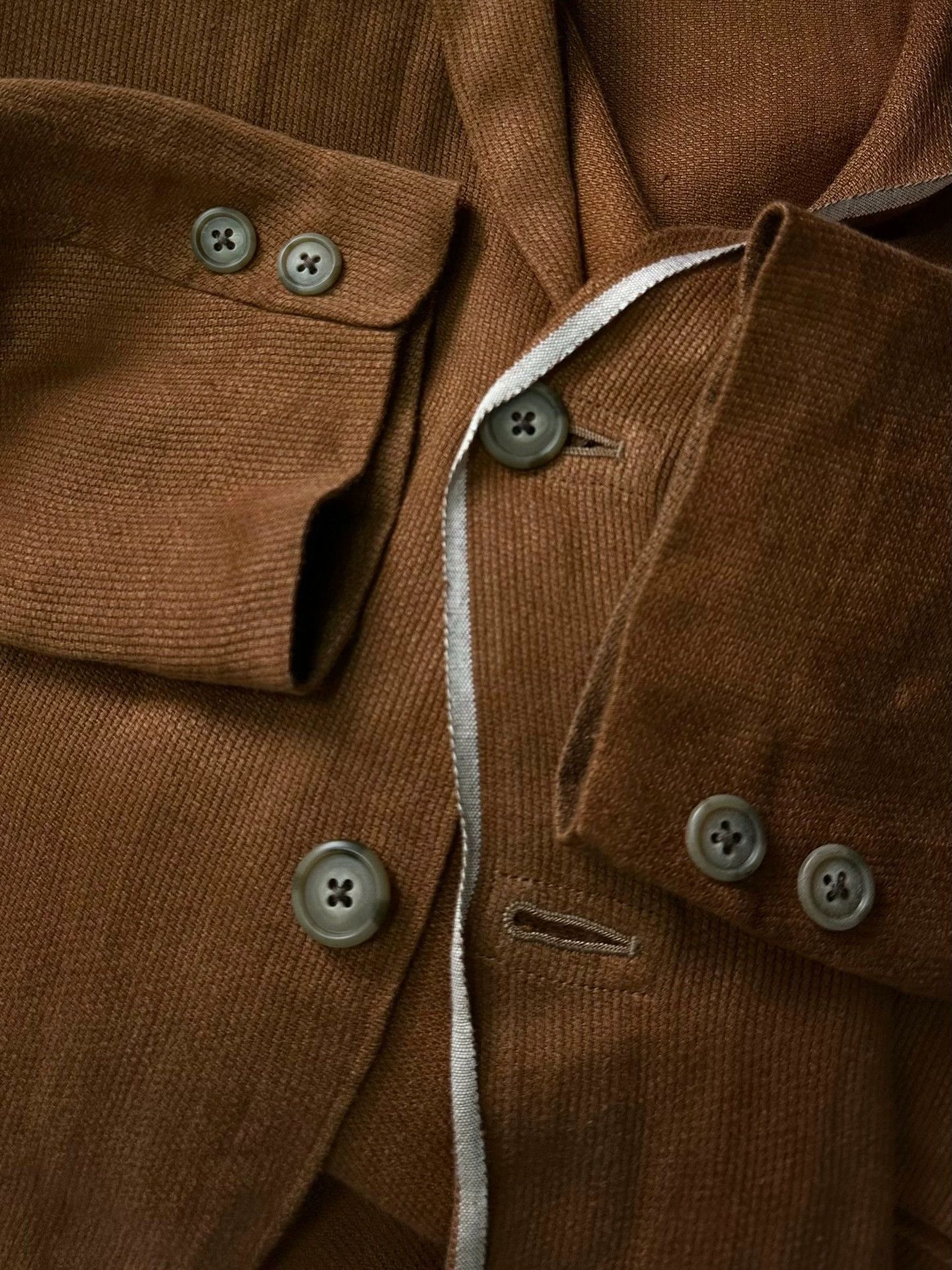 Yohji Yamamoto Brown Light Jacket with Button Closure - Size S Size US S / EU 44-46 / 1 - 6 Thumbnail
