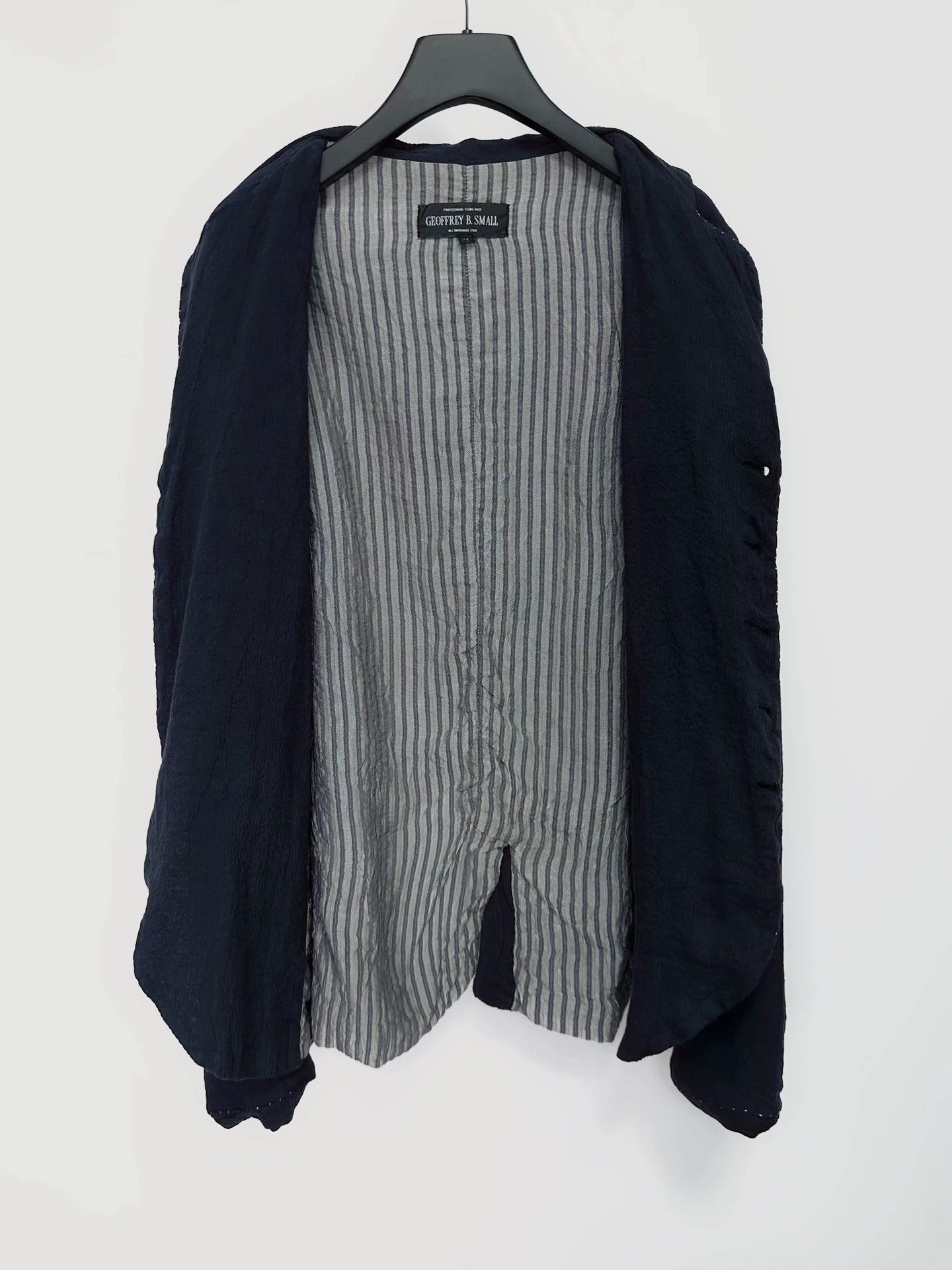 Geoffrey B. Small Blue Lightweight Button-Front Jacket Size US M / EU 48-50 / 2 - 4 Thumbnail