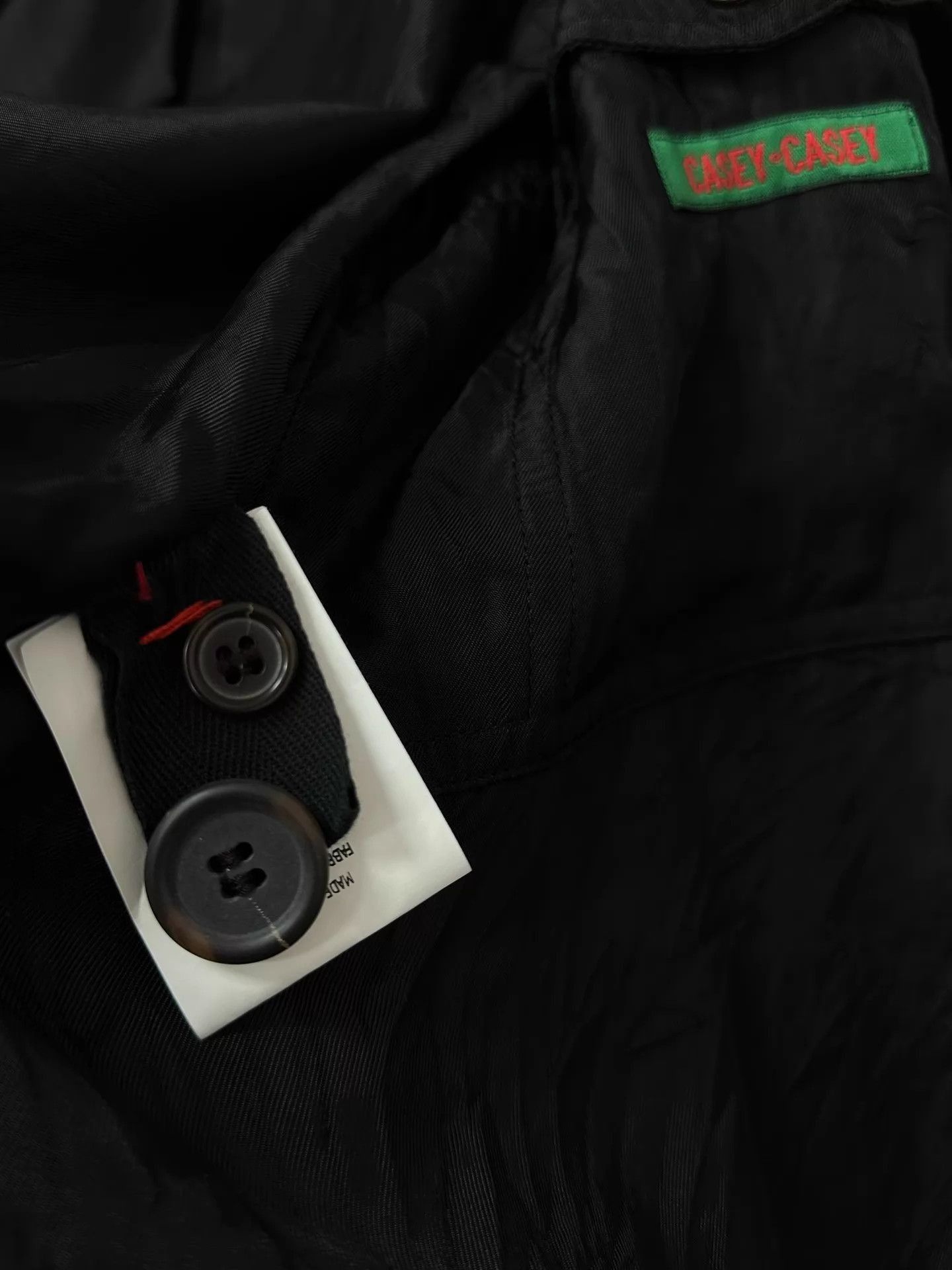 Casey Casey Black Striped Light Jacket Size S Size US S / EU 44-46 / 1 - 8 Thumbnail