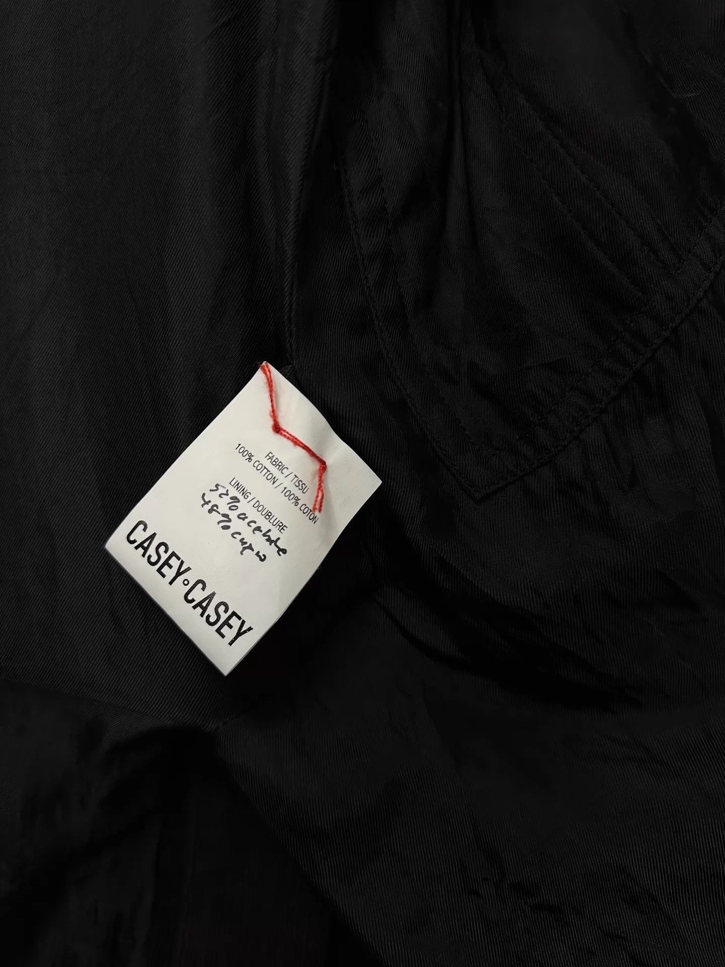 Casey Casey Black Striped Light Jacket Size S Size US S / EU 44-46 / 1 - 7 Thumbnail