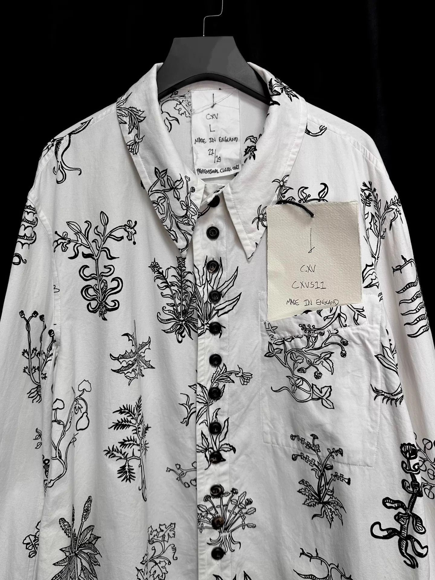 John Alexander Skelton Multi-Print Long Sleeve Button-Up Shirt Size US L / EU 52-54 / 3 - 3 Thumbnail