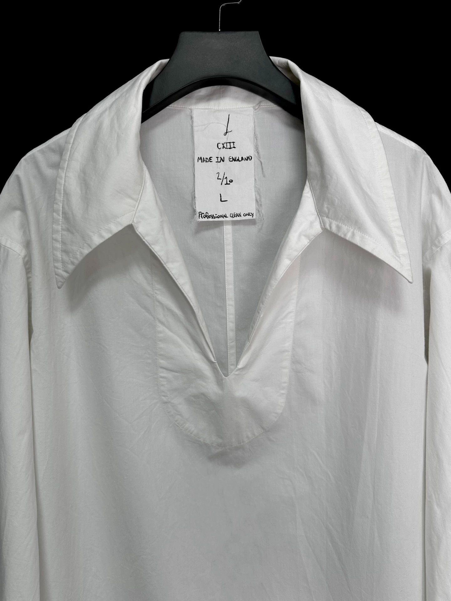 John Alexander Skelton White Long Sleeve Collared Shirt - Size L Size US L / EU 52-54 / 3 - 3 Thumbnail