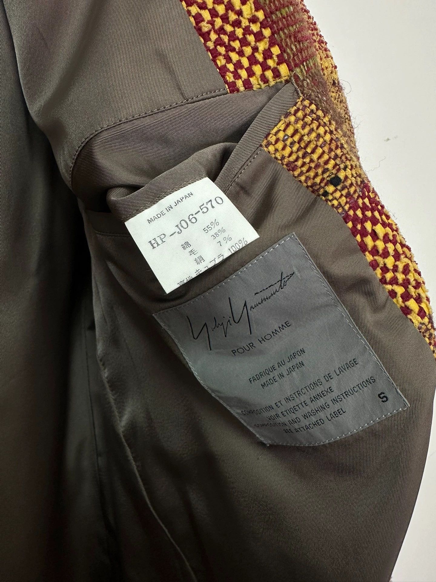 Yohji Yamamoto Multi Checkered Light Jacket Size S Size US S / EU 44-46 / 1 - 8 Thumbnail