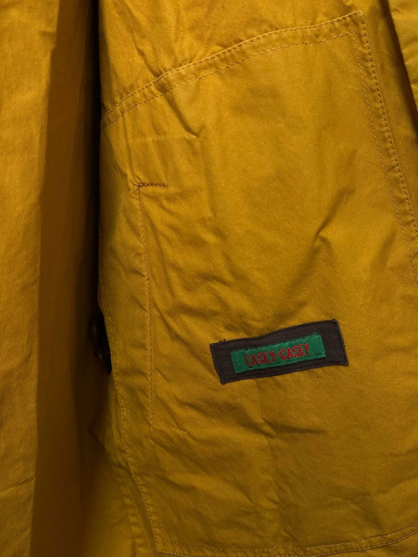 Casey Casey Yellow Hooded Light Jacket - XL Size US XL / EU 56 / 4 - 5 Thumbnail