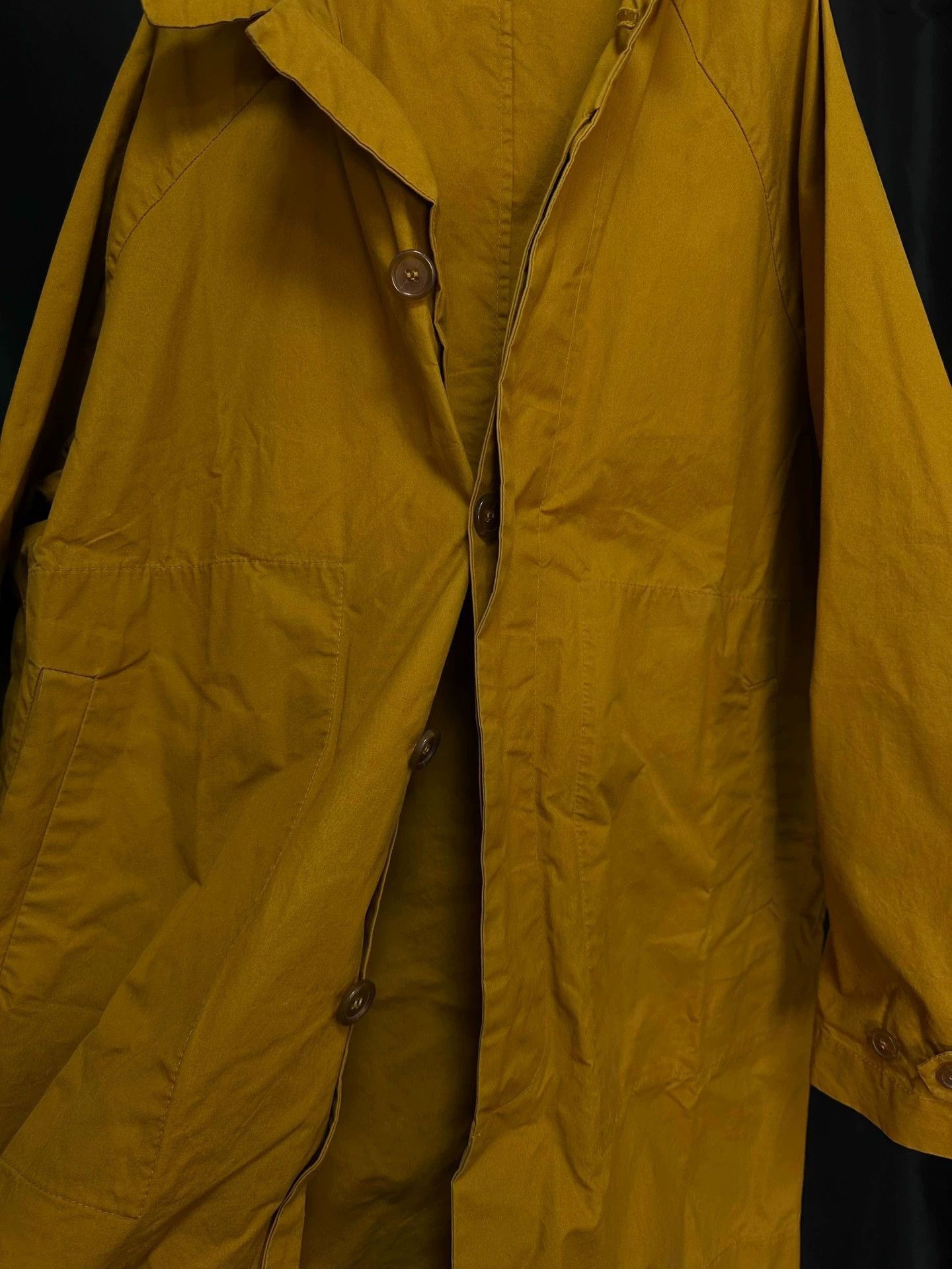Casey Casey Yellow Hooded Light Jacket - XL Size US XL / EU 56 / 4 - 7 Thumbnail