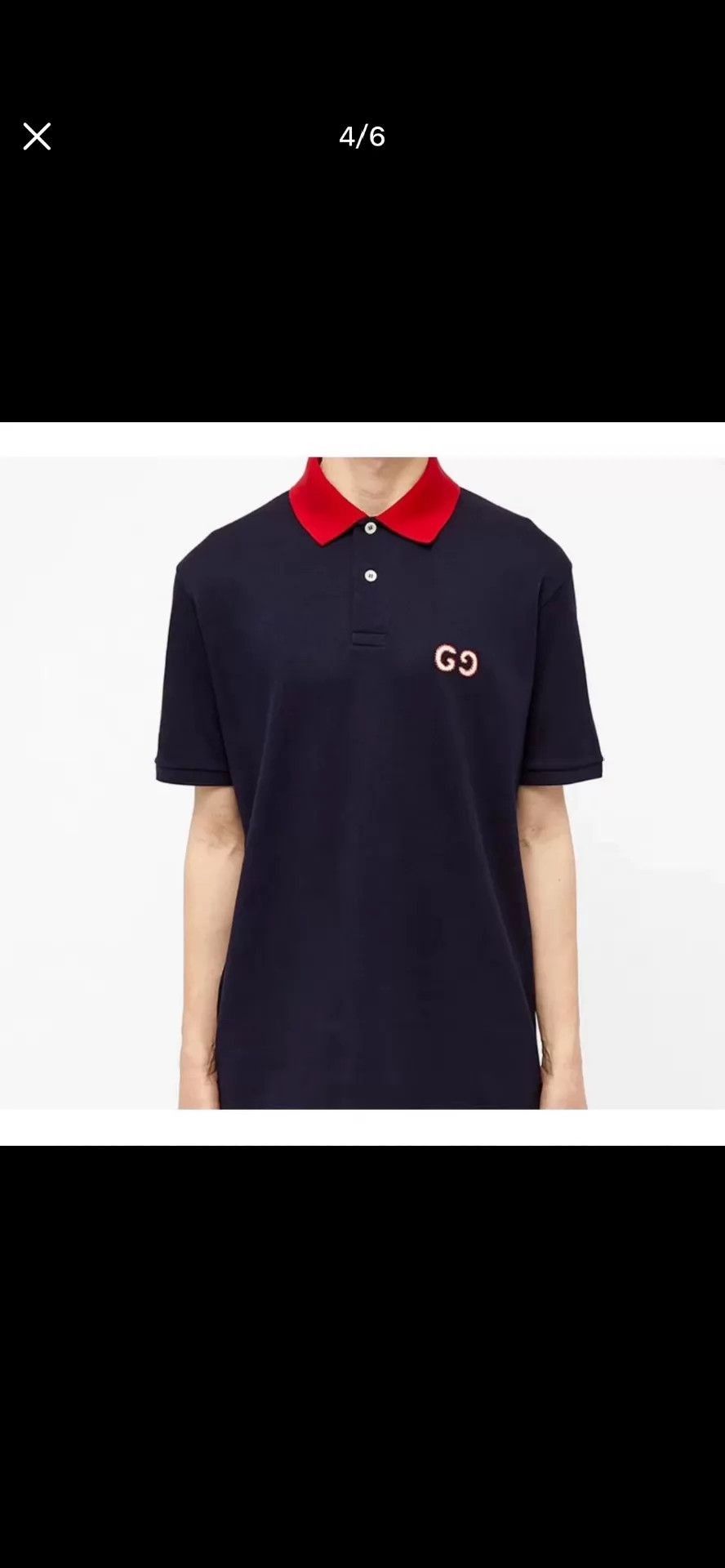 Gucci Blue Short Sleeve Polo Shirt Size M Size US M / EU 48-50 / 2 - 8 Thumbnail