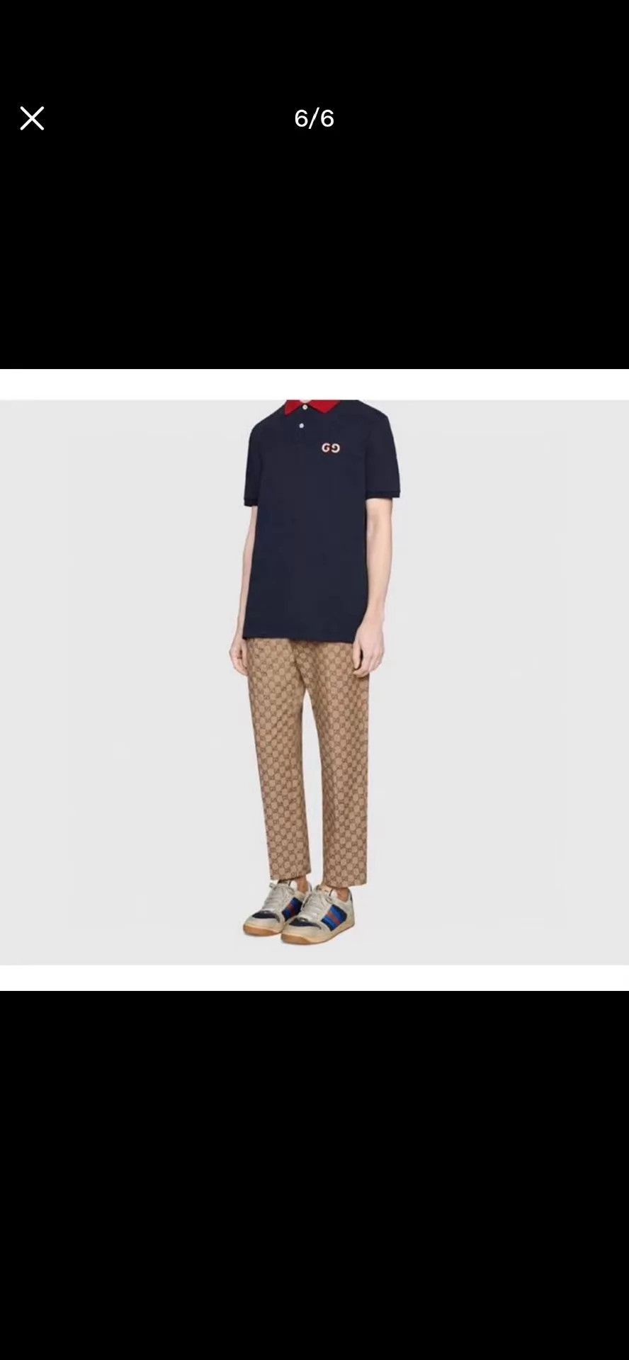 Gucci Blue Short Sleeve Polo Shirt Size M Size US M / EU 48-50 / 2 - 7 Thumbnail