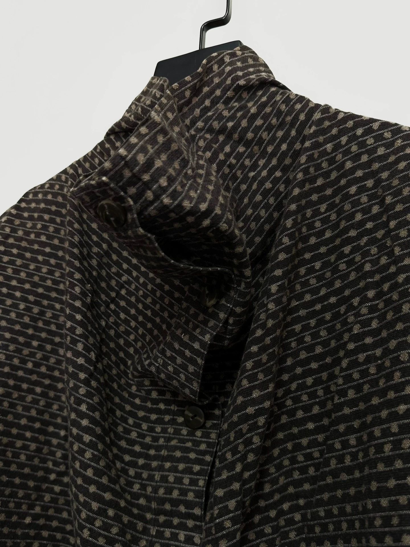 Issey Miyake Multi Pattern Long Sleeve Button Up Shirt Size US L / EU 52-54 / 3 - 5 Thumbnail
