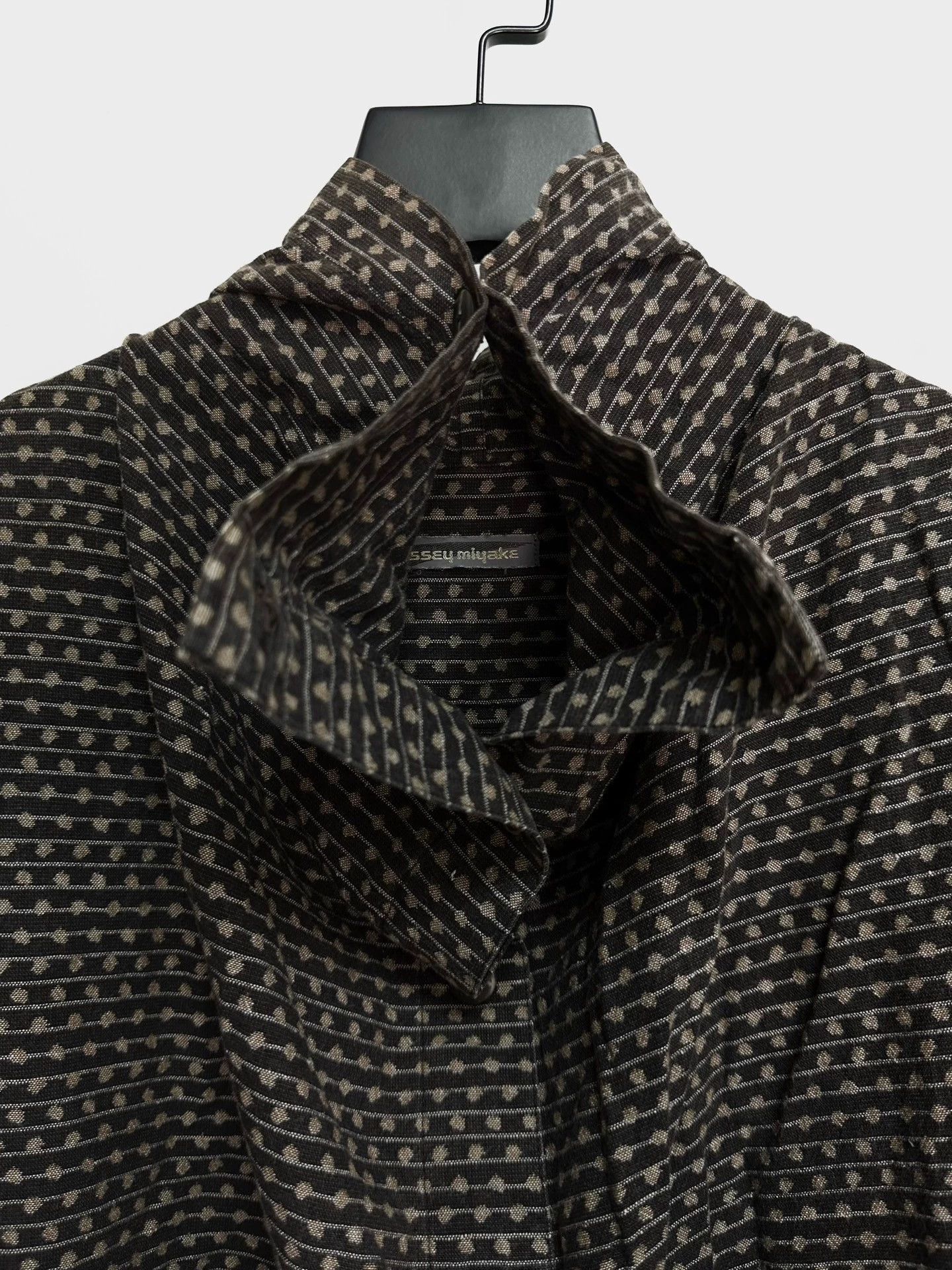 Issey Miyake Multi Pattern Long Sleeve Button Up Shirt Size US L / EU 52-54 / 3 - 6 Thumbnail