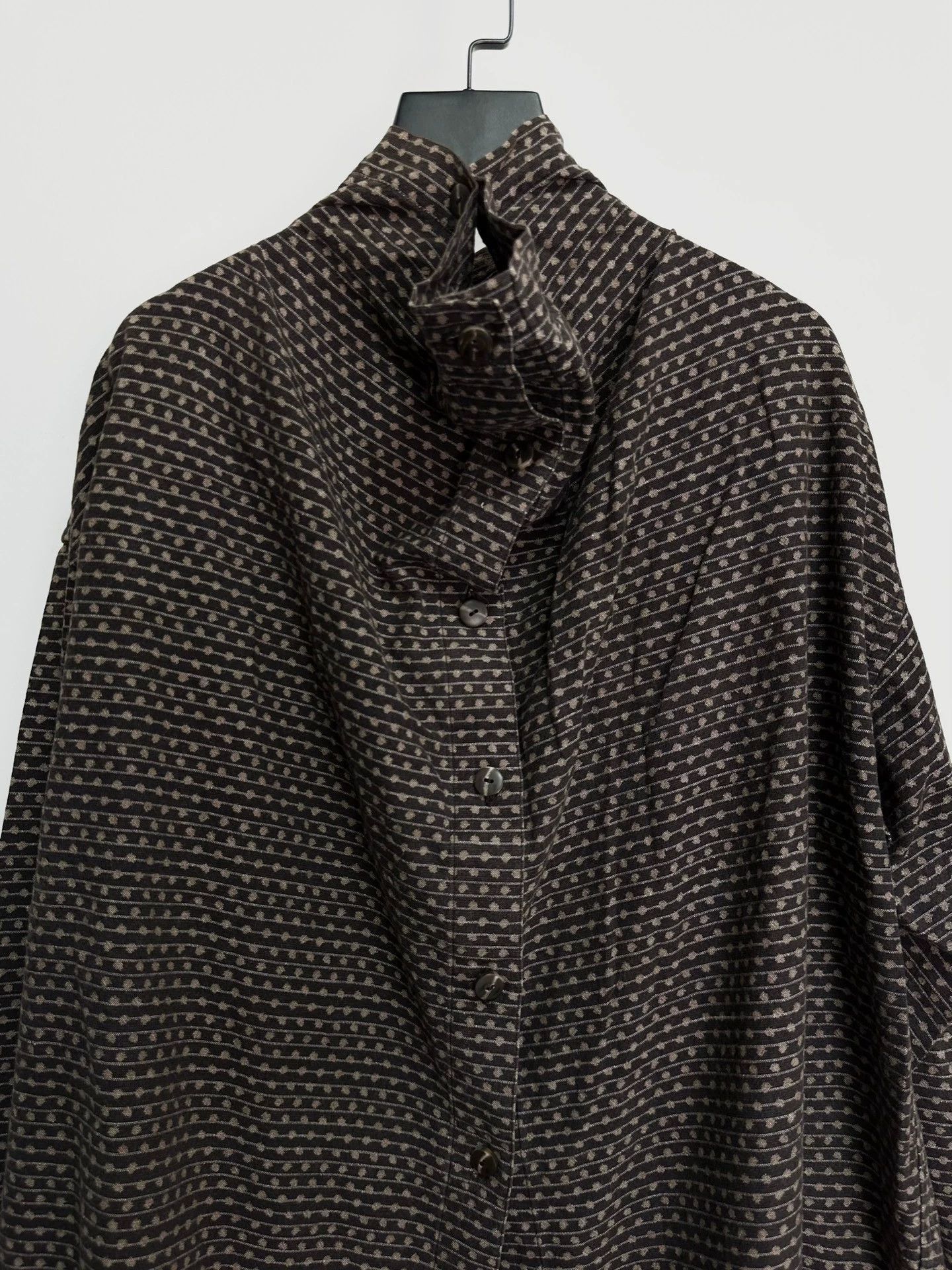 Issey Miyake Multi Pattern Long Sleeve Button Up Shirt Size US L / EU 52-54 / 3 - 7 Thumbnail