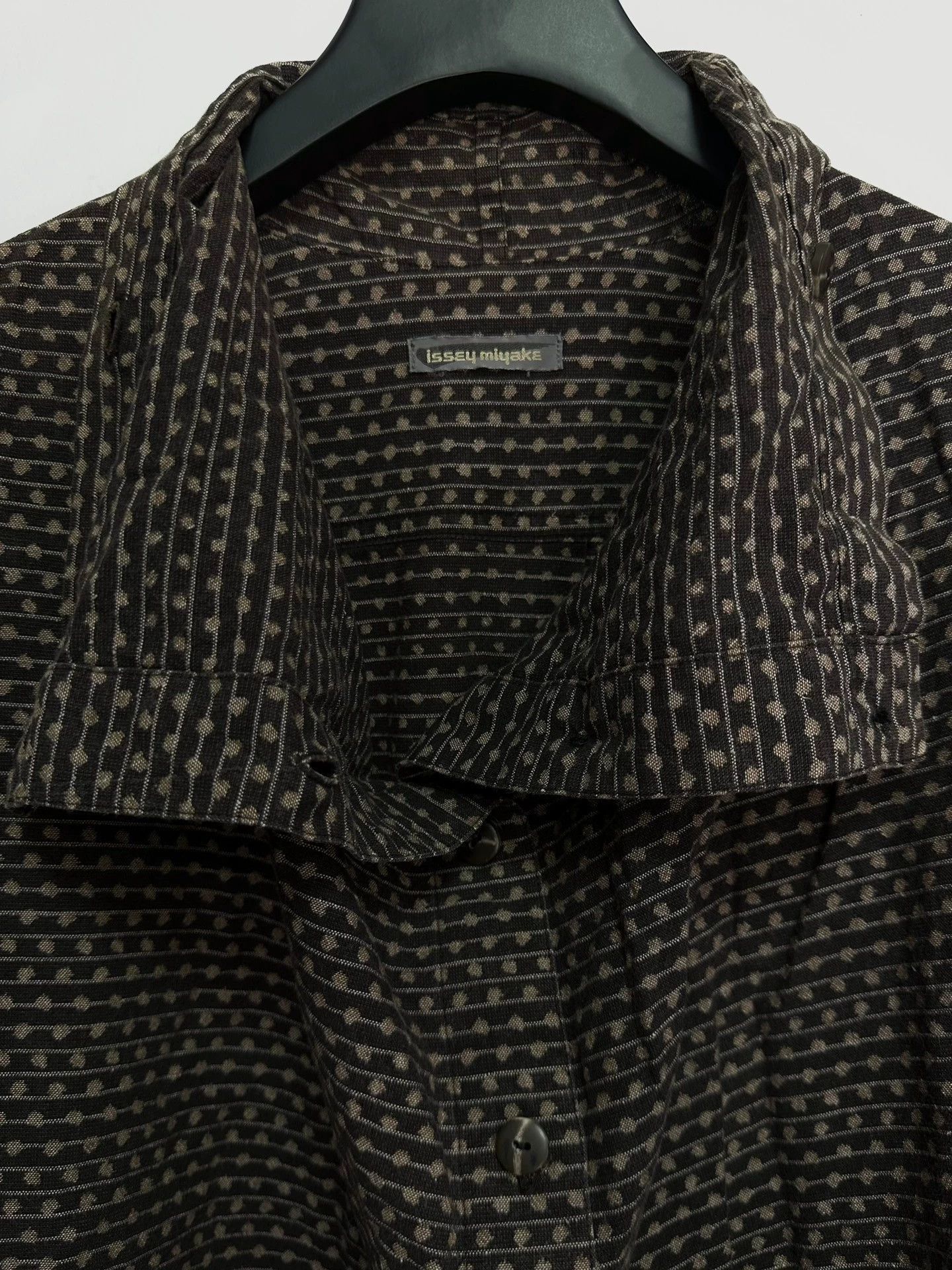 Issey Miyake Multi Pattern Long Sleeve Button Up Shirt Size US L / EU 52-54 / 3 - 4 Thumbnail
