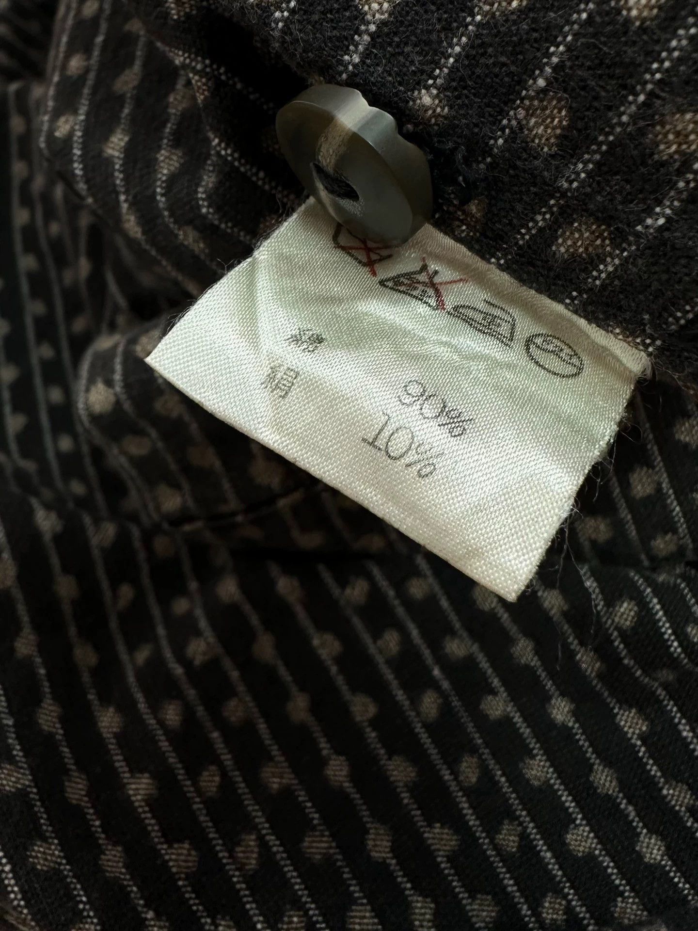 Issey Miyake Multi Pattern Long Sleeve Button Up Shirt Size US L / EU 52-54 / 3 - 9 Thumbnail