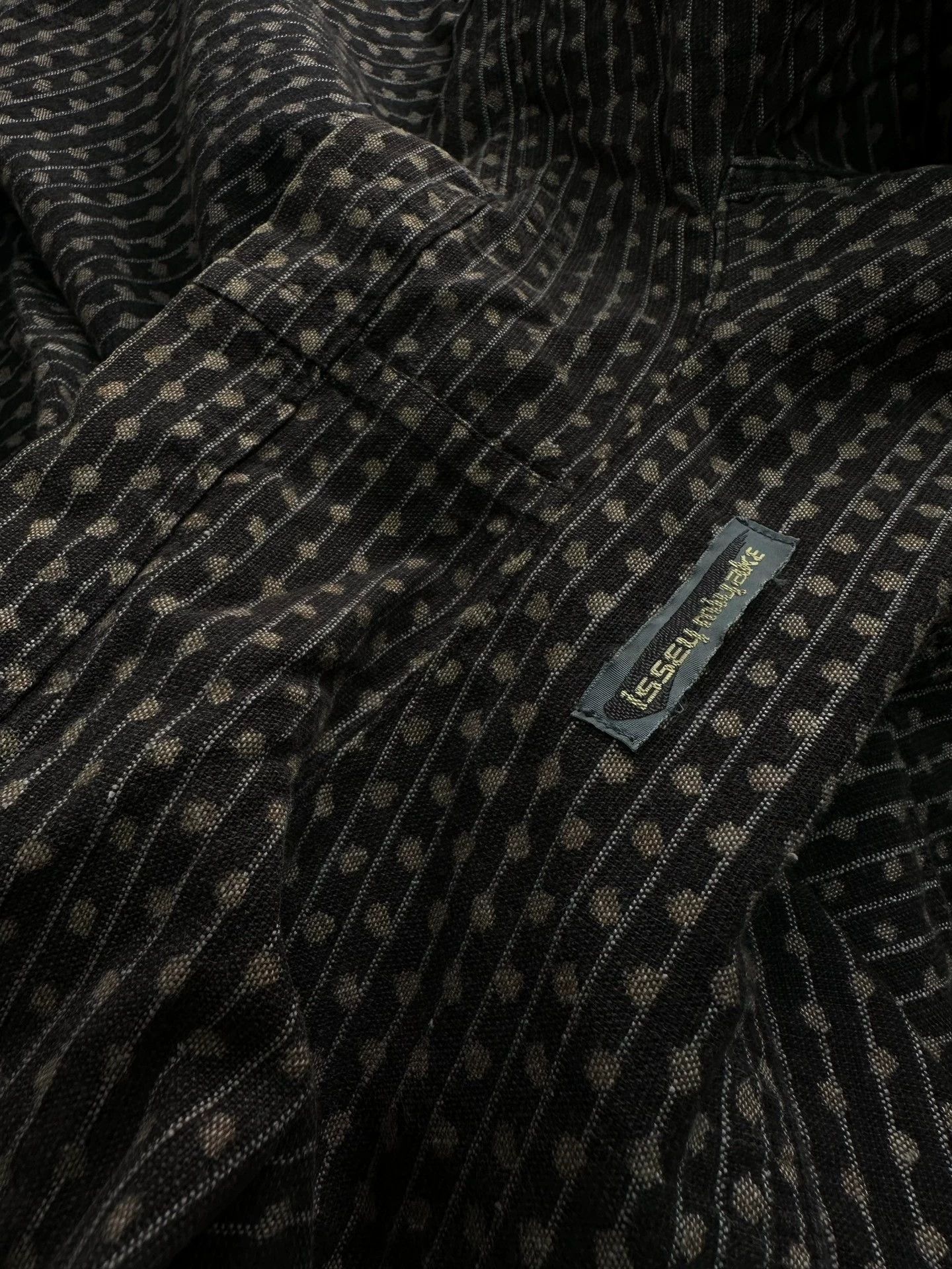 Issey Miyake Multi Pattern Long Sleeve Button Up Shirt Size US L / EU 52-54 / 3 - 8 Thumbnail