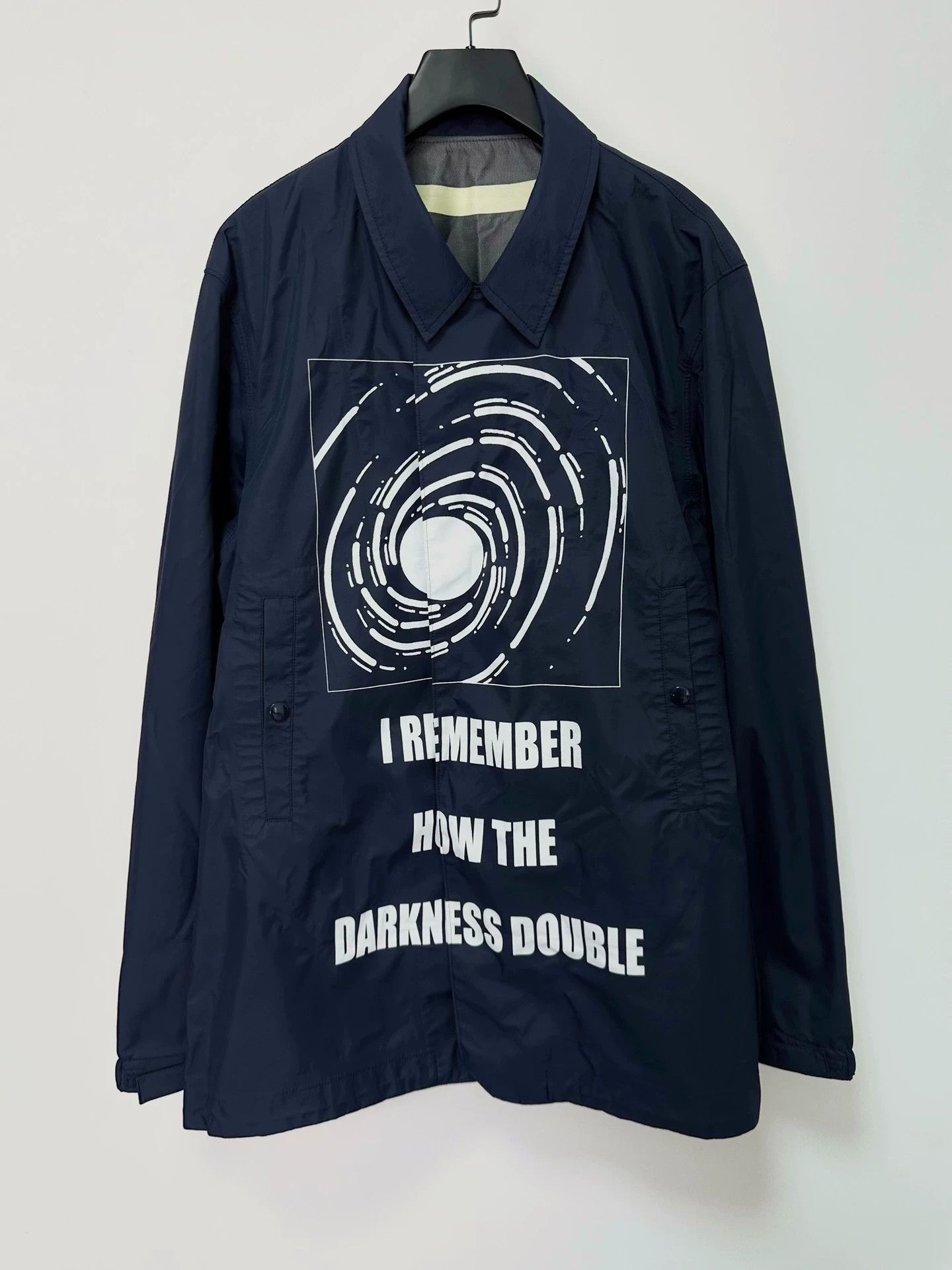 Undercover Spiral Print Light Jacket with Text Size US L / EU 52-54 / 3 - 3 Thumbnail