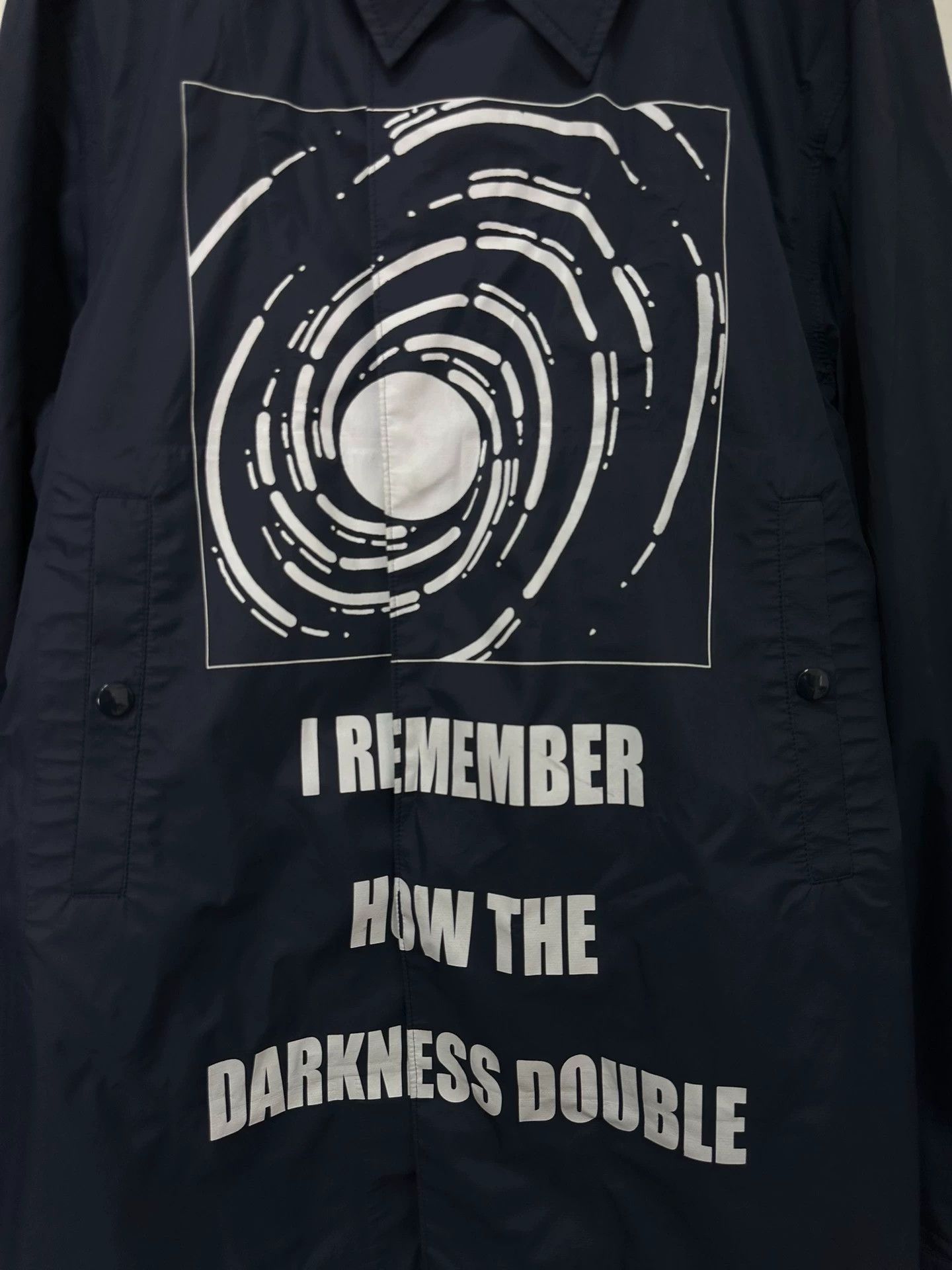 Undercover Spiral Print Light Jacket with Text Size US L / EU 52-54 / 3 - 6 Thumbnail