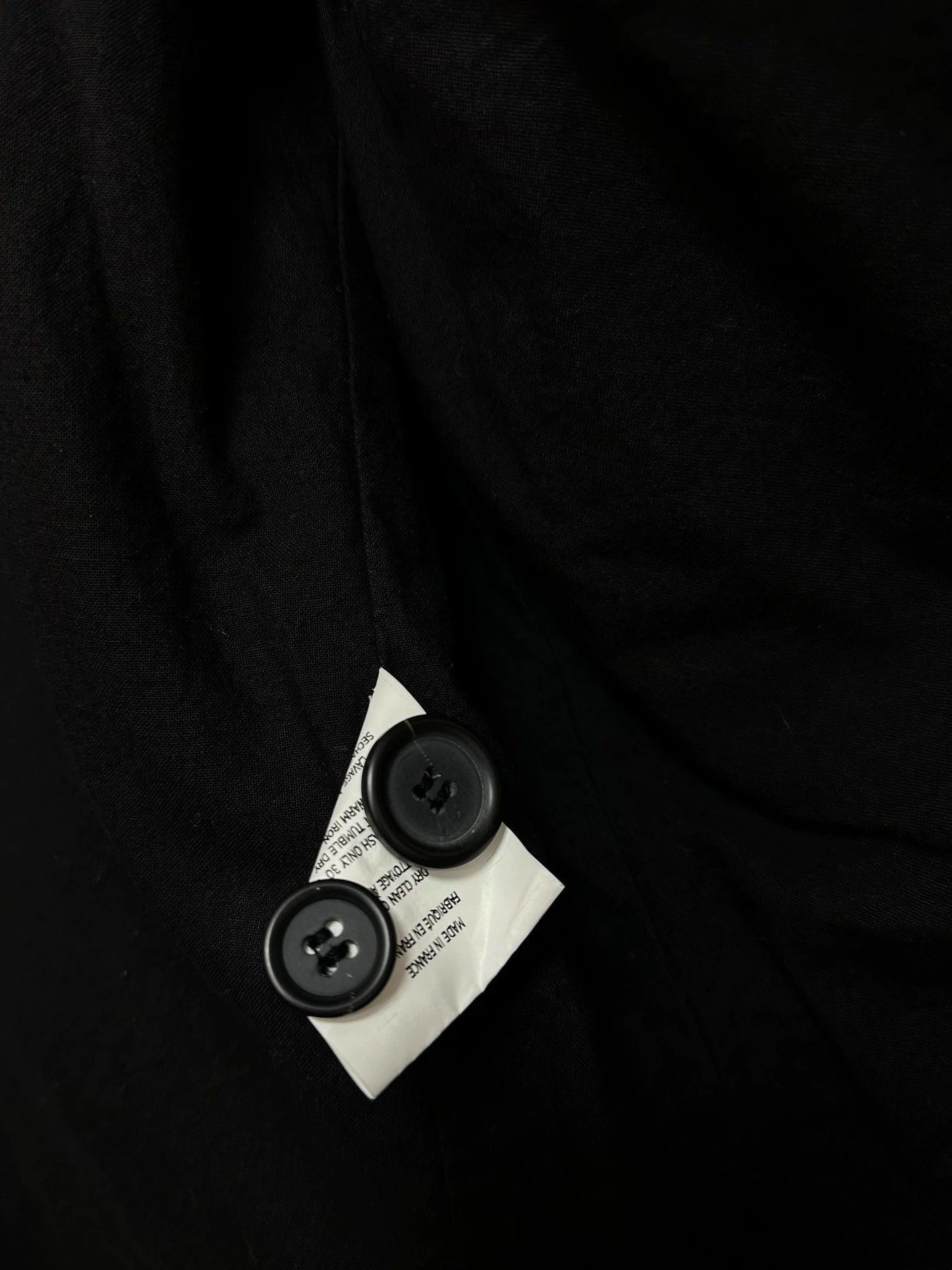 Casey Casey Black Corduroy Button-Front Jacket Size US XS / EU 42 / 0 - 9 Thumbnail