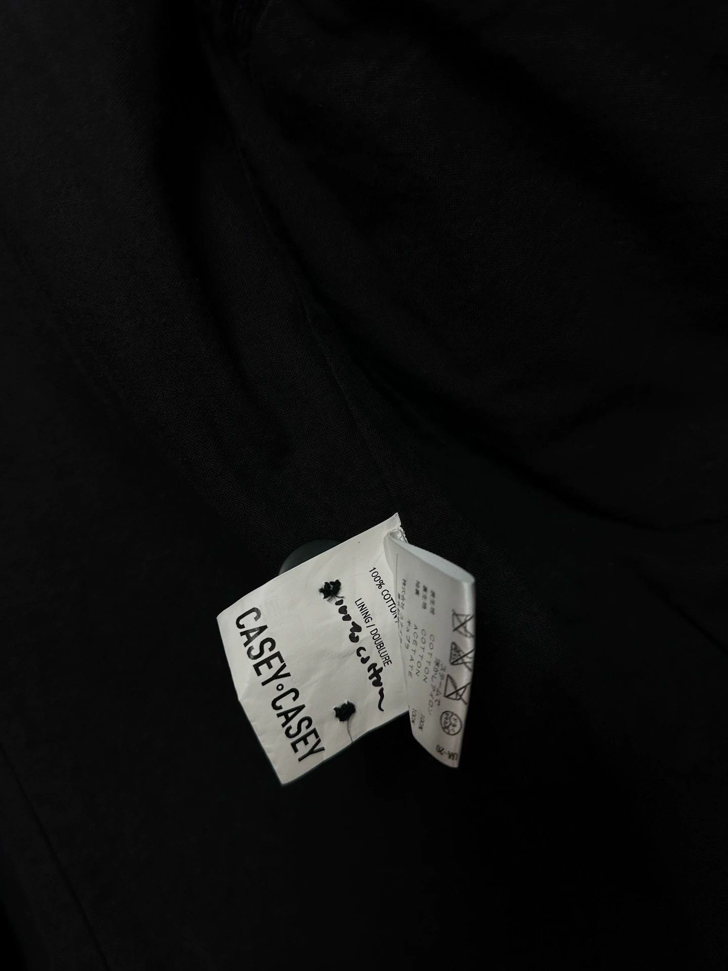 Casey Casey Black Corduroy Button-Front Jacket Size US XS / EU 42 / 0 - 8 Thumbnail
