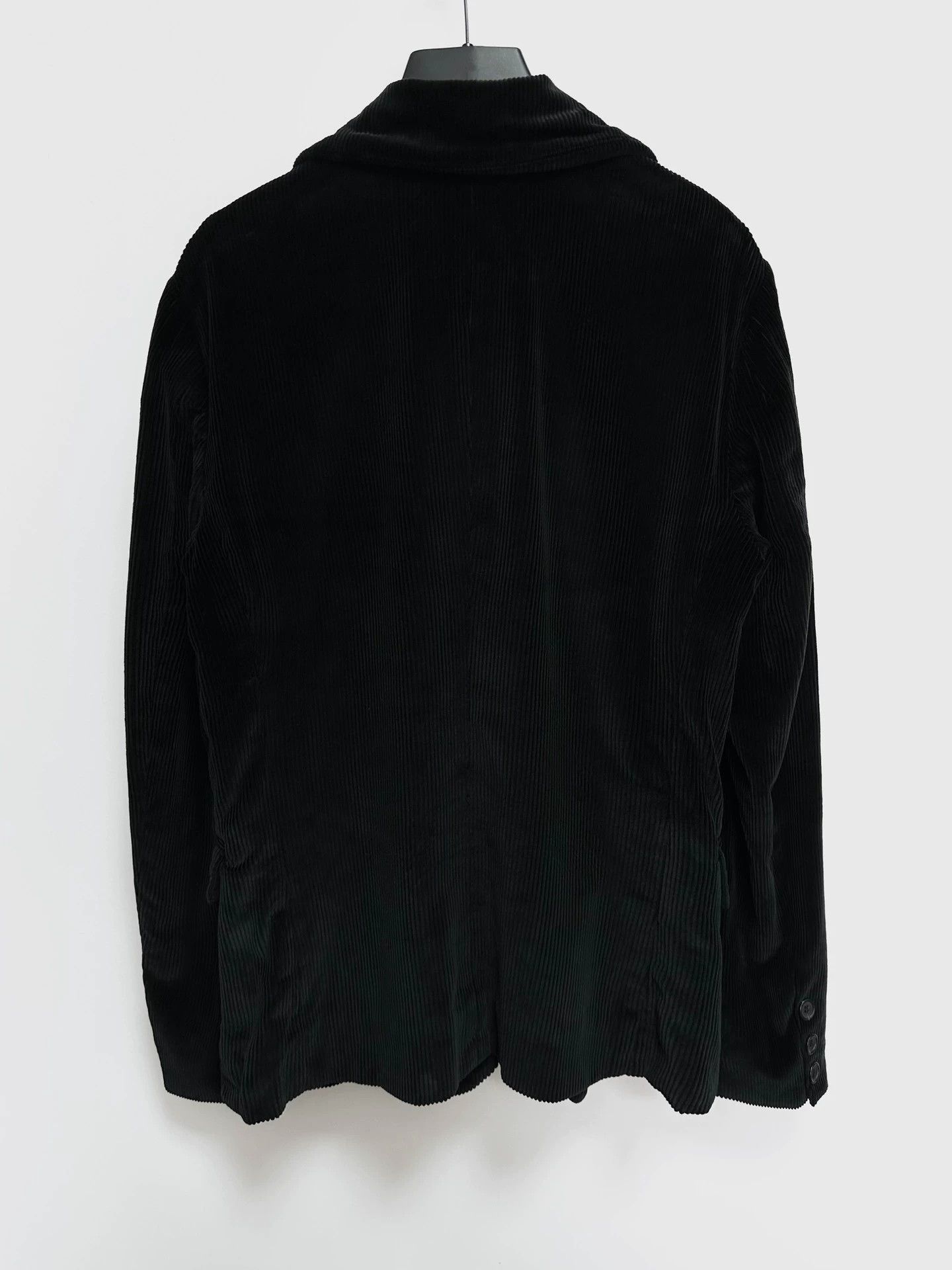 Casey Casey Black Corduroy Button-Front Jacket Size US XS / EU 42 / 0 - 5 Thumbnail