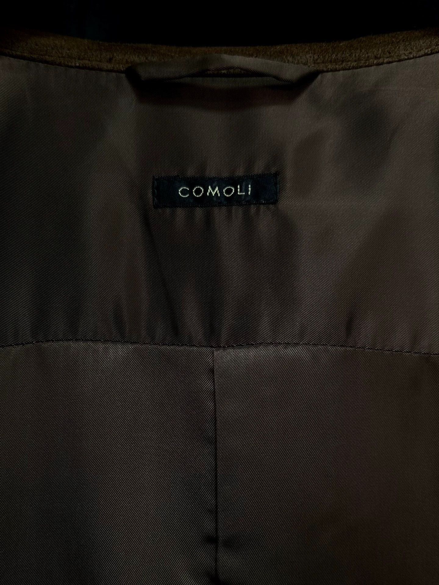 Comoli Brown Long Sleeve Button-Up Shirt Size US L / EU 52-54 / 3 - 6 Thumbnail