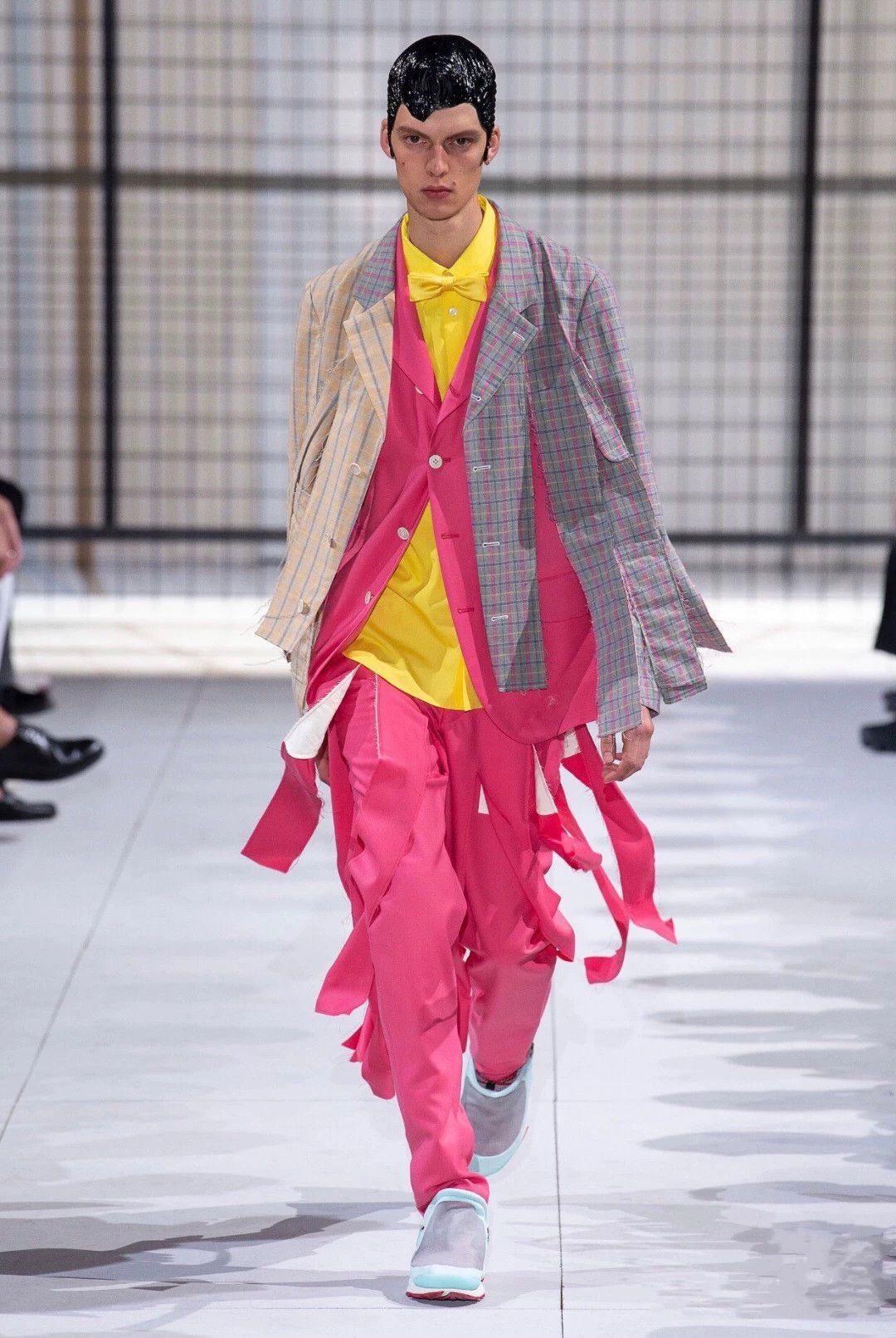 Comme des Garcons Multi Color Patchwork Striped Plaid Jacket M Size US M / EU 48-50 / 2 - 9 Thumbnail