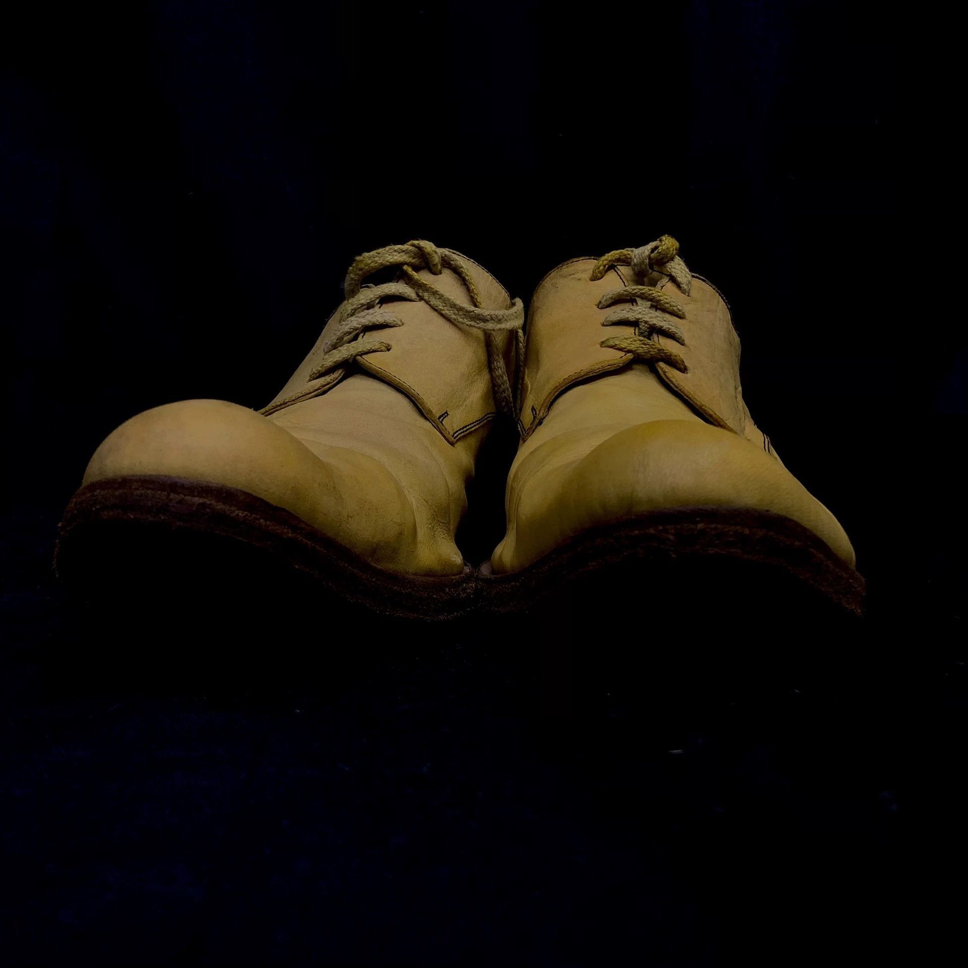 A1923 Yellow Lace-Up Formal Shoes Size 9 Size US 9 / EU 42 - 2 Thumbnail