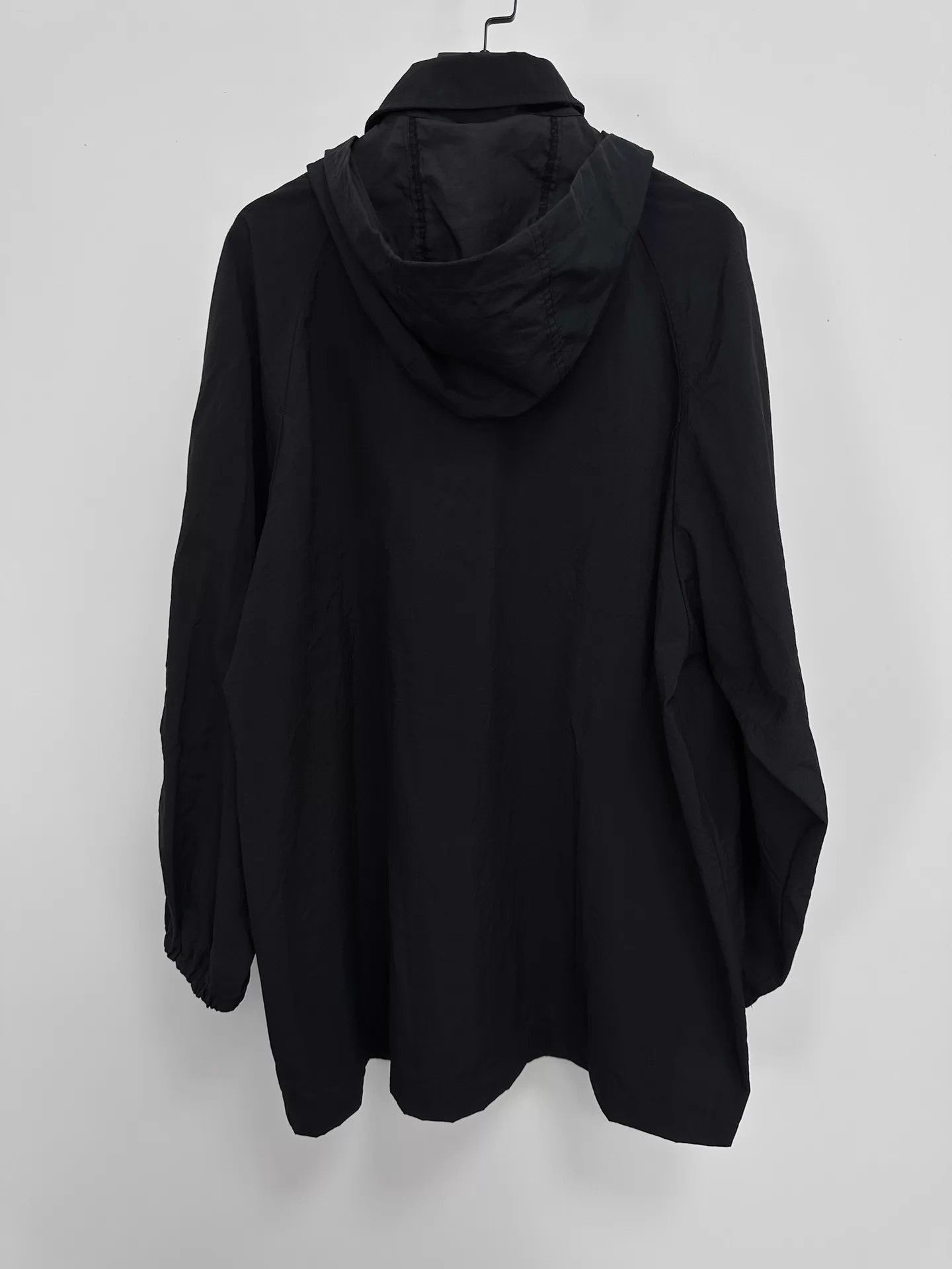 Issey Miyake Black Collared Button-Up Jacket with Graphic Print Size US M / EU 48-50 / 2 - 2 Thumbnail