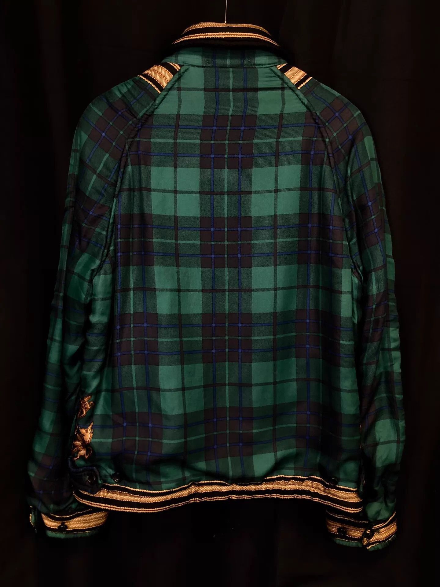 Comme des Garcons Plaid Embroidered Light Jacket - Multi, Size M Size US M / EU 48-50 / 2 - 3 Thumbnail