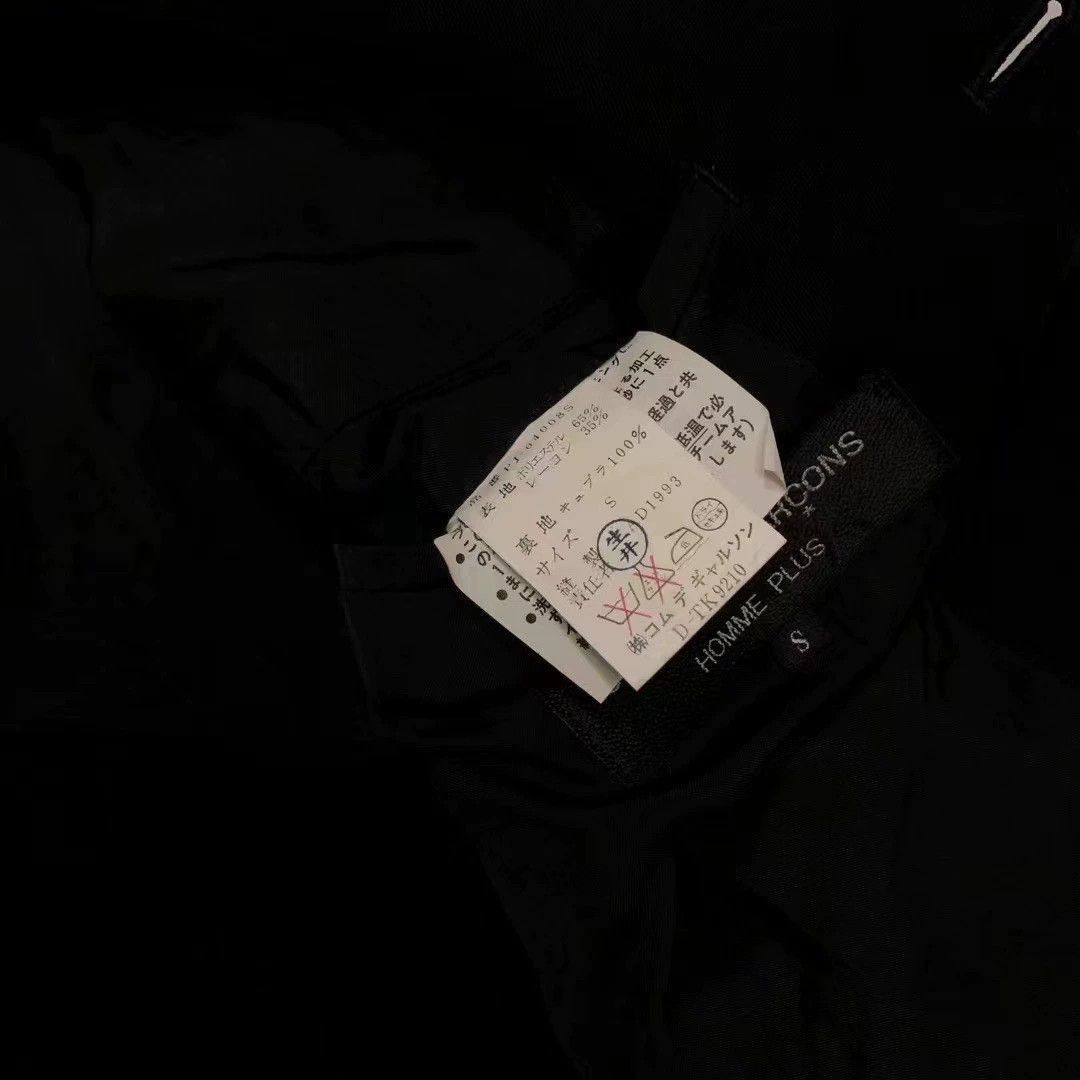 Comme des Garcons Black Single-Breasted Blazer with Distressed Hem Size US M / EU 48-50 / 2 - 8 Thumbnail