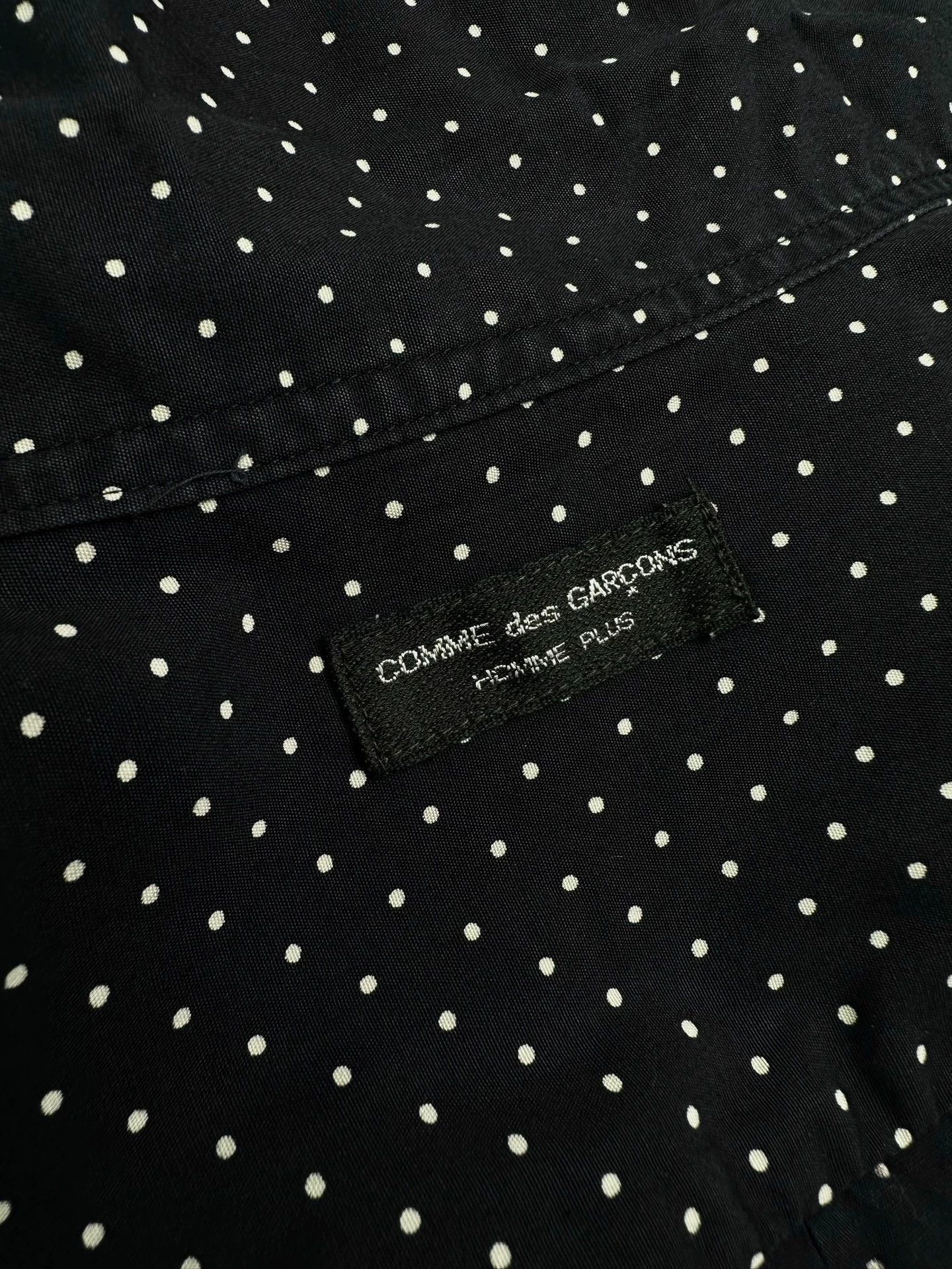 Comme des Garcons Blue Polka Dot Short Sleeve Button-Up Shirt Size US M / EU 48-50 / 2 - 6 Thumbnail