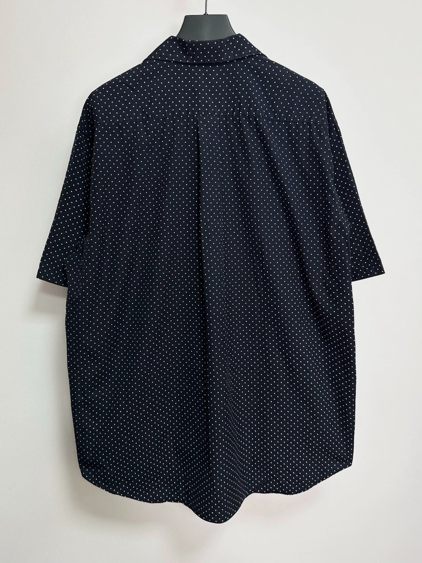 Comme des Garcons Blue Polka Dot Short Sleeve Button-Up Shirt Size US M / EU 48-50 / 2 - 2 Thumbnail