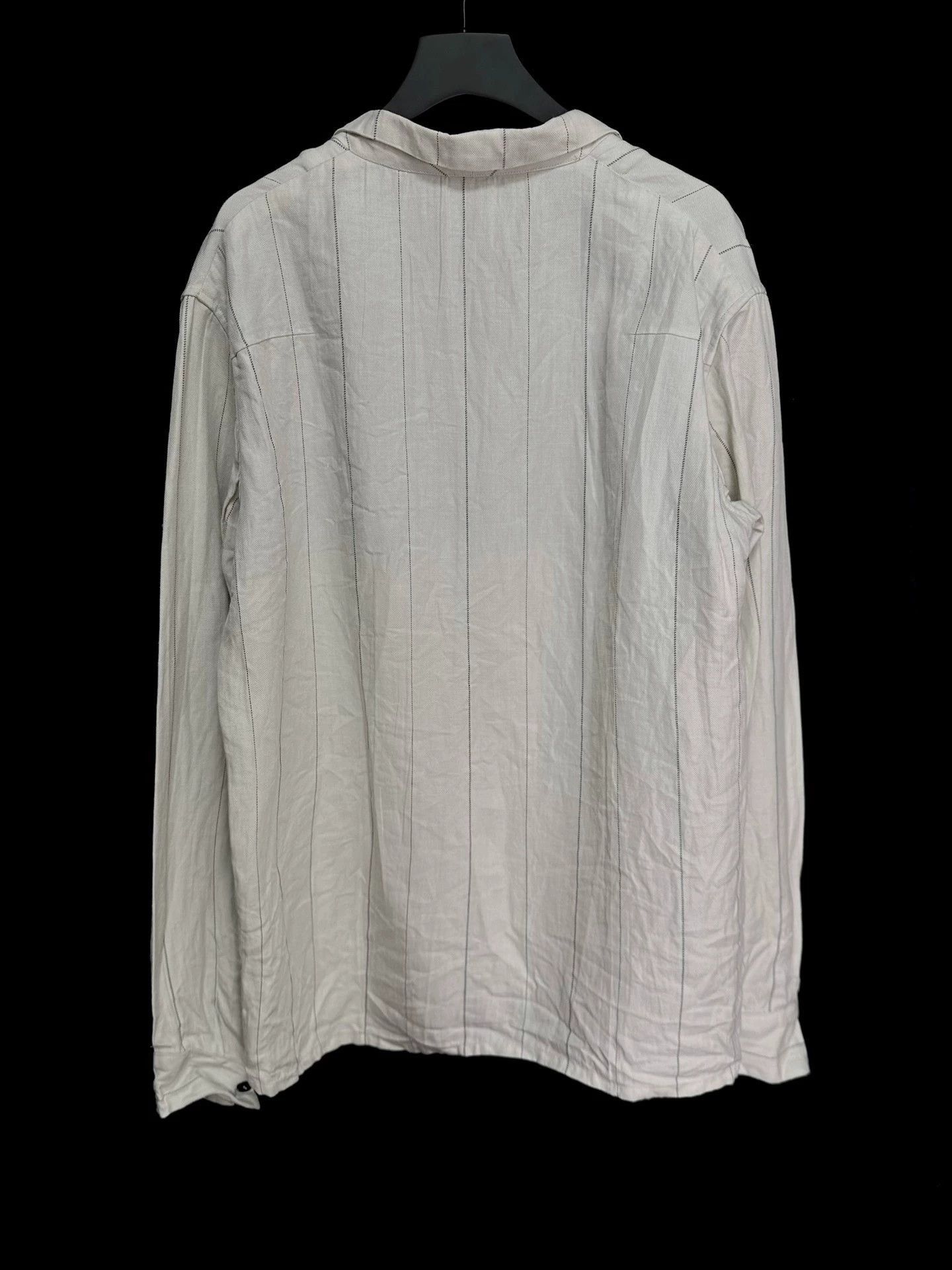 Bergfabel Beige Striped Long Sleeve Button-Up Shirt Size US S / EU 44-46 / 1 - 4 Thumbnail