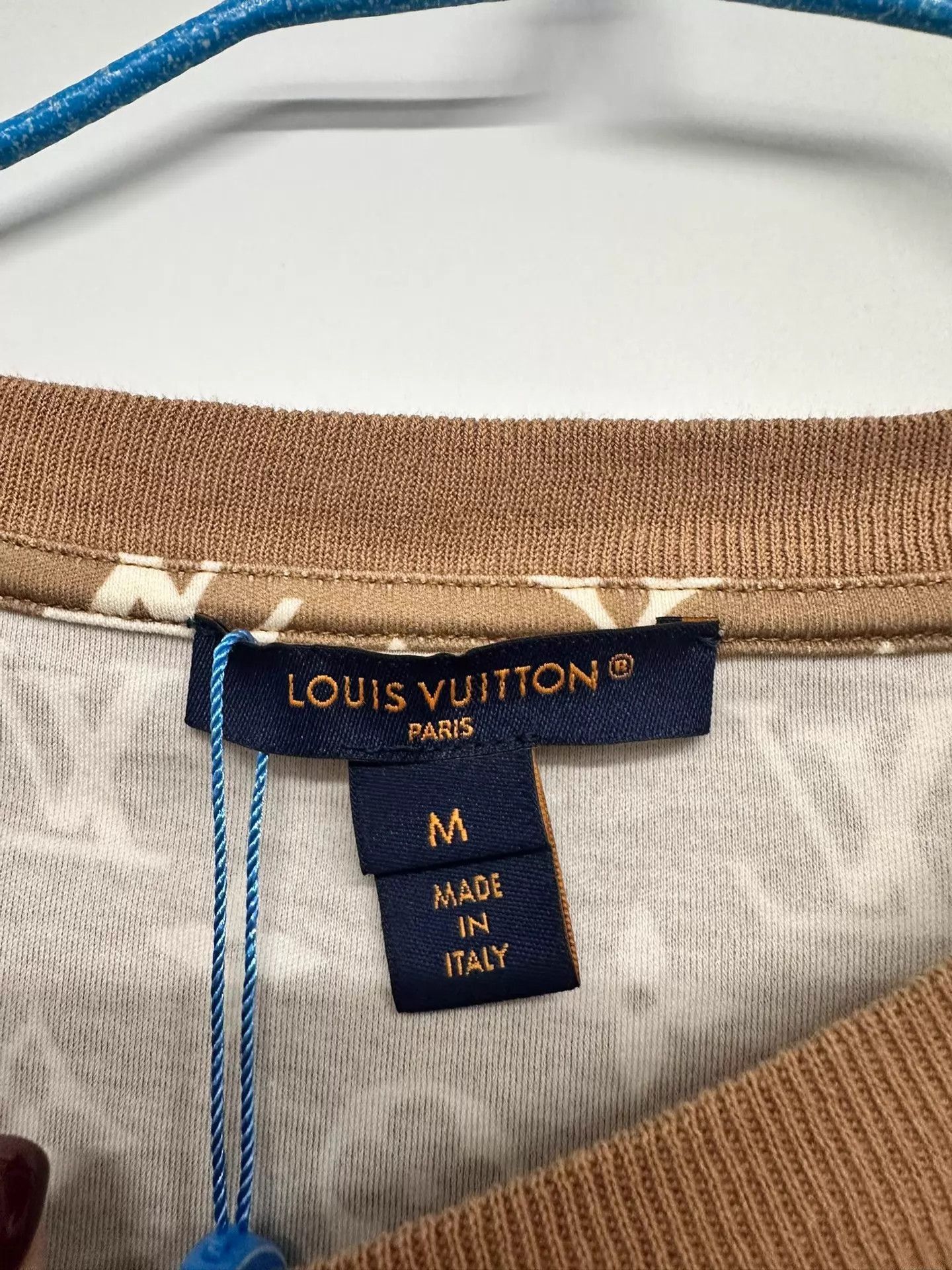 Louis Vuitton Beige Short Sleeve Patterned T-Shirt Size US M / EU 48-50 / 2 - 4 Thumbnail