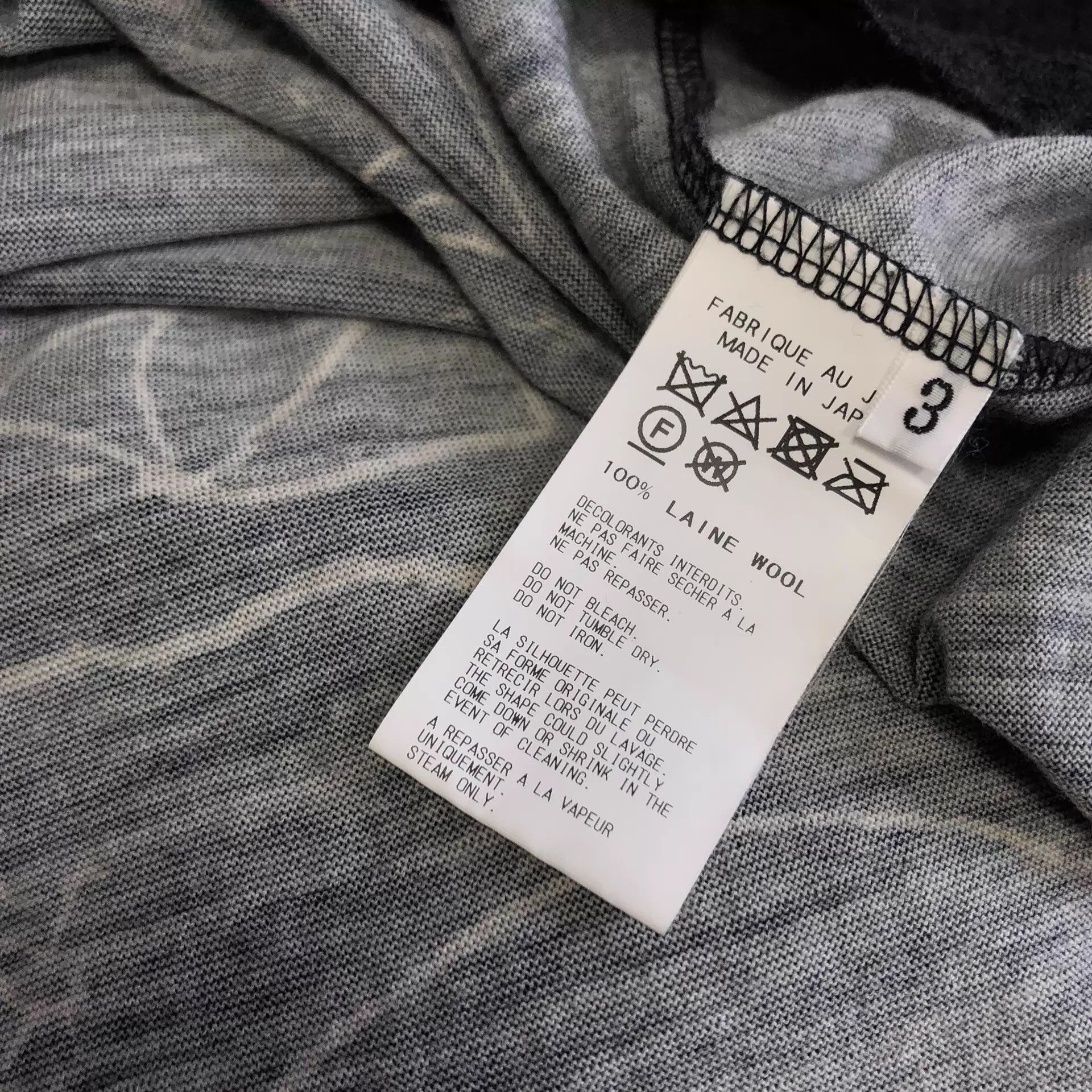 Yohji Yamamoto Graphic Print Long Sleeve Shirt Multi L Size US L / EU 52-54 / 3 - 8 Thumbnail