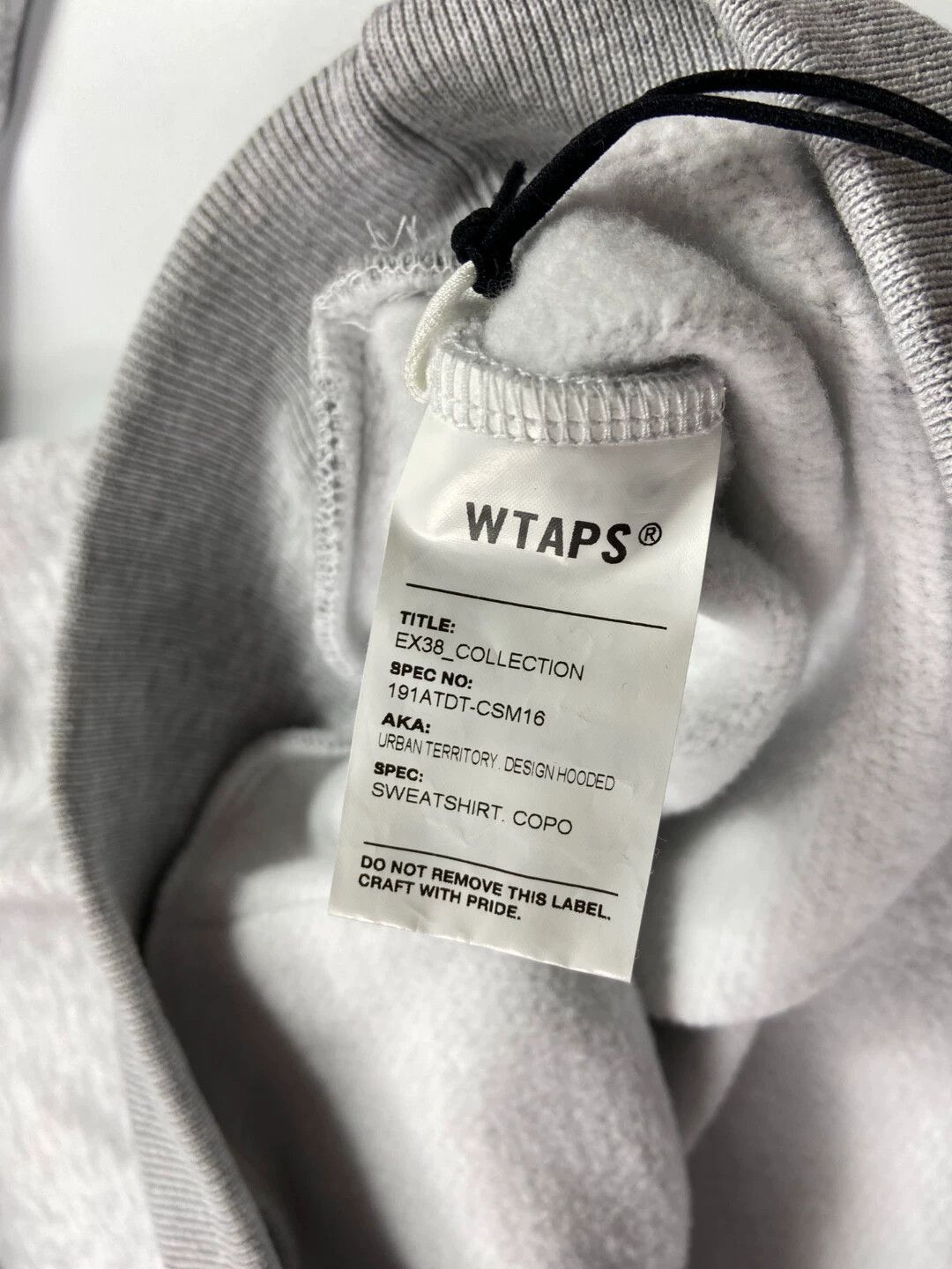 Wtaps Gray Urban Territory Print Hoodie Size US L / EU 52-54 / 3 - 5 Thumbnail