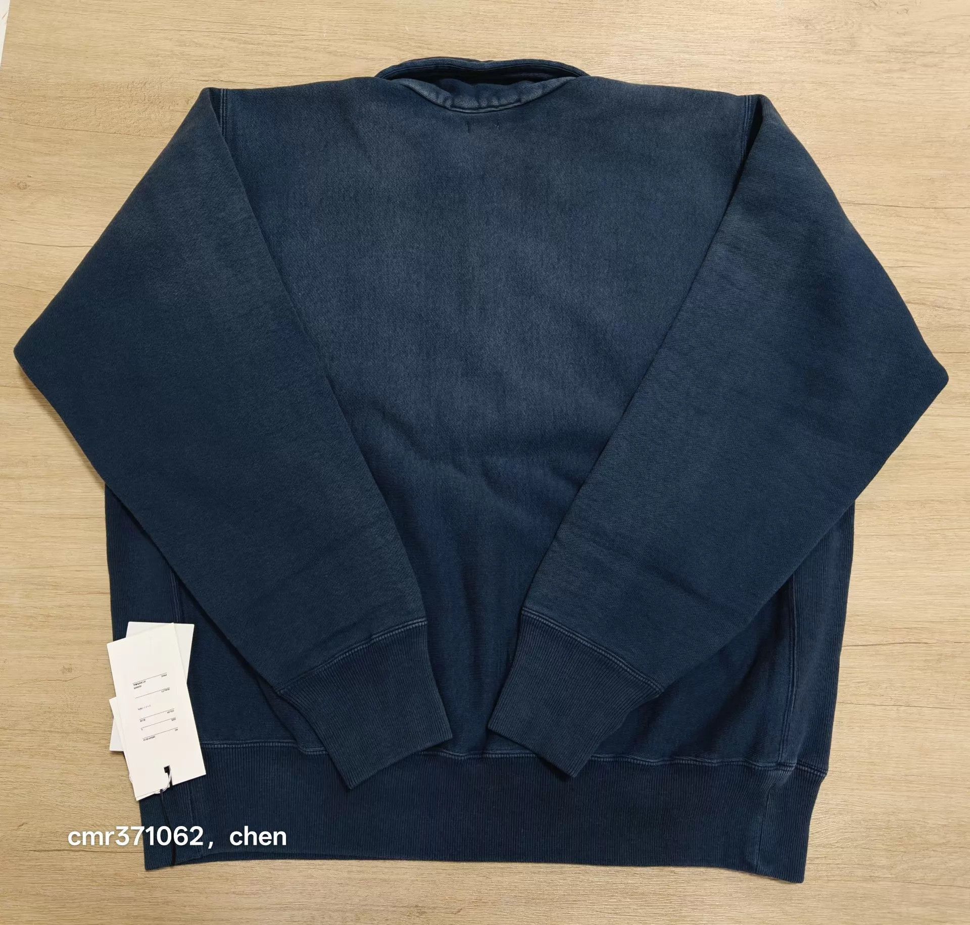 A.P.C. Blue Long Sleeve Half-Zip Collar Sweatshirt Size US M / EU 48-50 / 2 - 6 Thumbnail