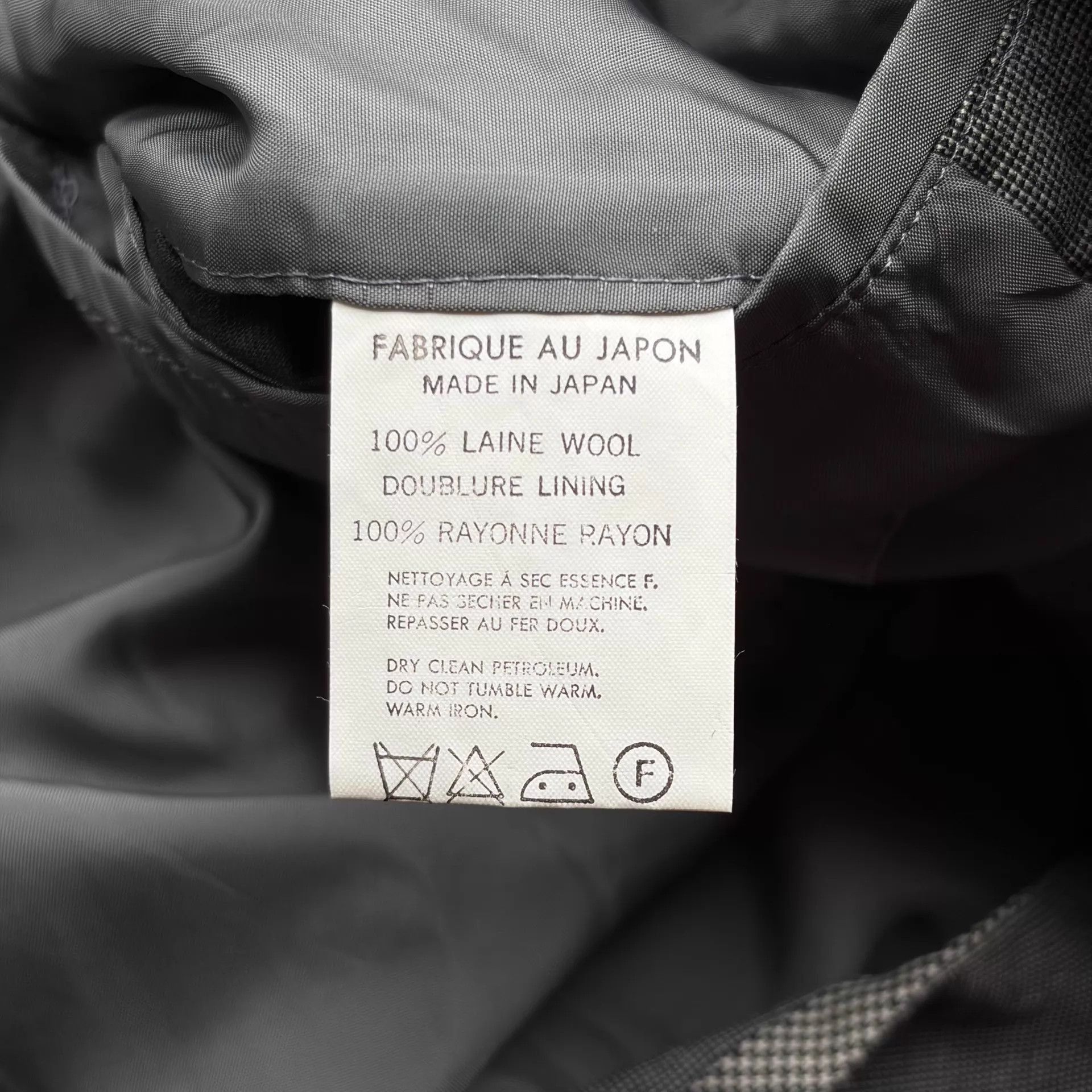 Yohji Yamamoto Gray Tailored Light Jacket - Size S Size US S / EU 44-46 / 1 - 7 Thumbnail