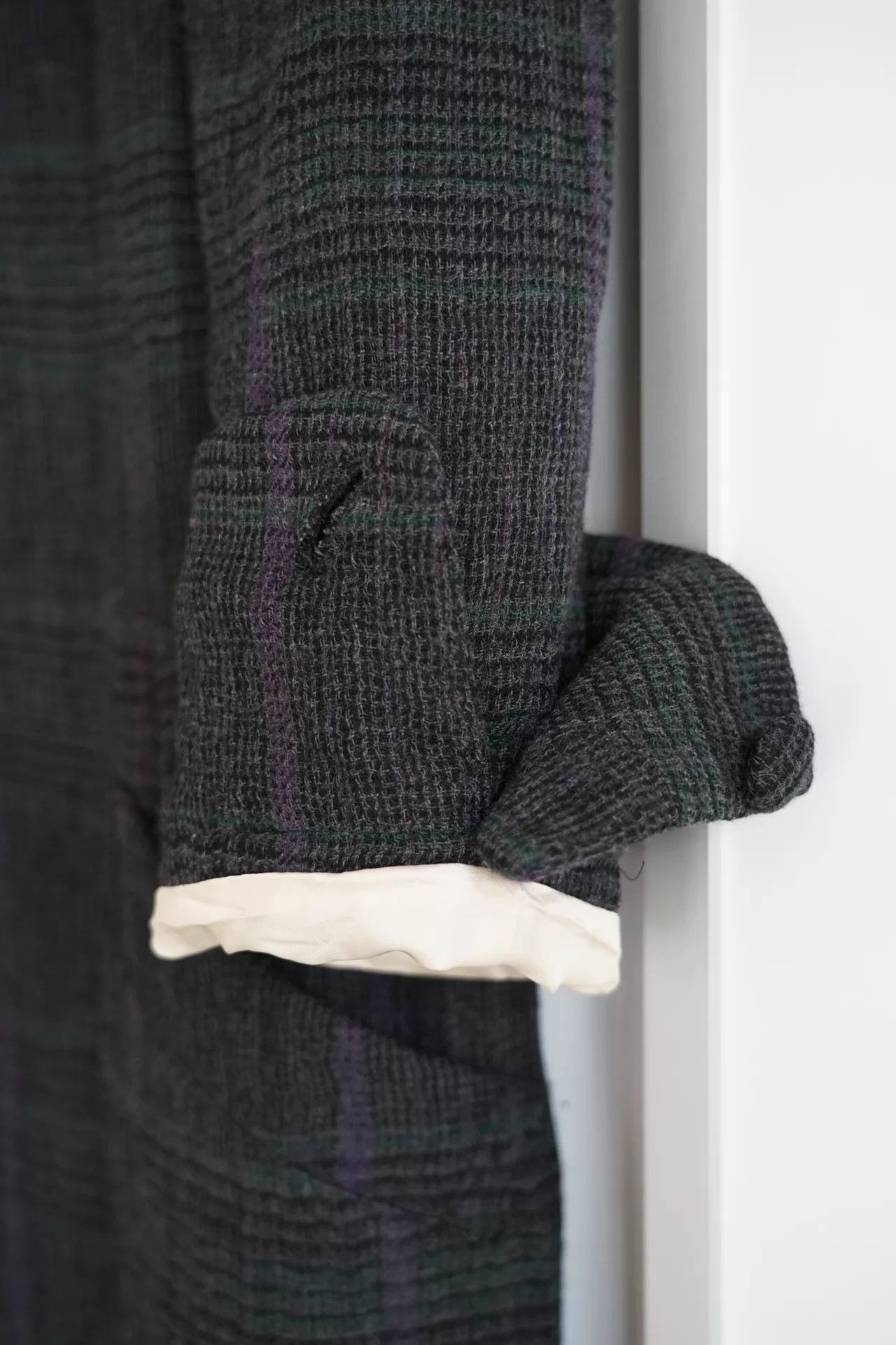 Yohji Yamamoto Multi Plaid Long Coat - Size M Size US M / EU 48-50 / 2 - 5 Thumbnail