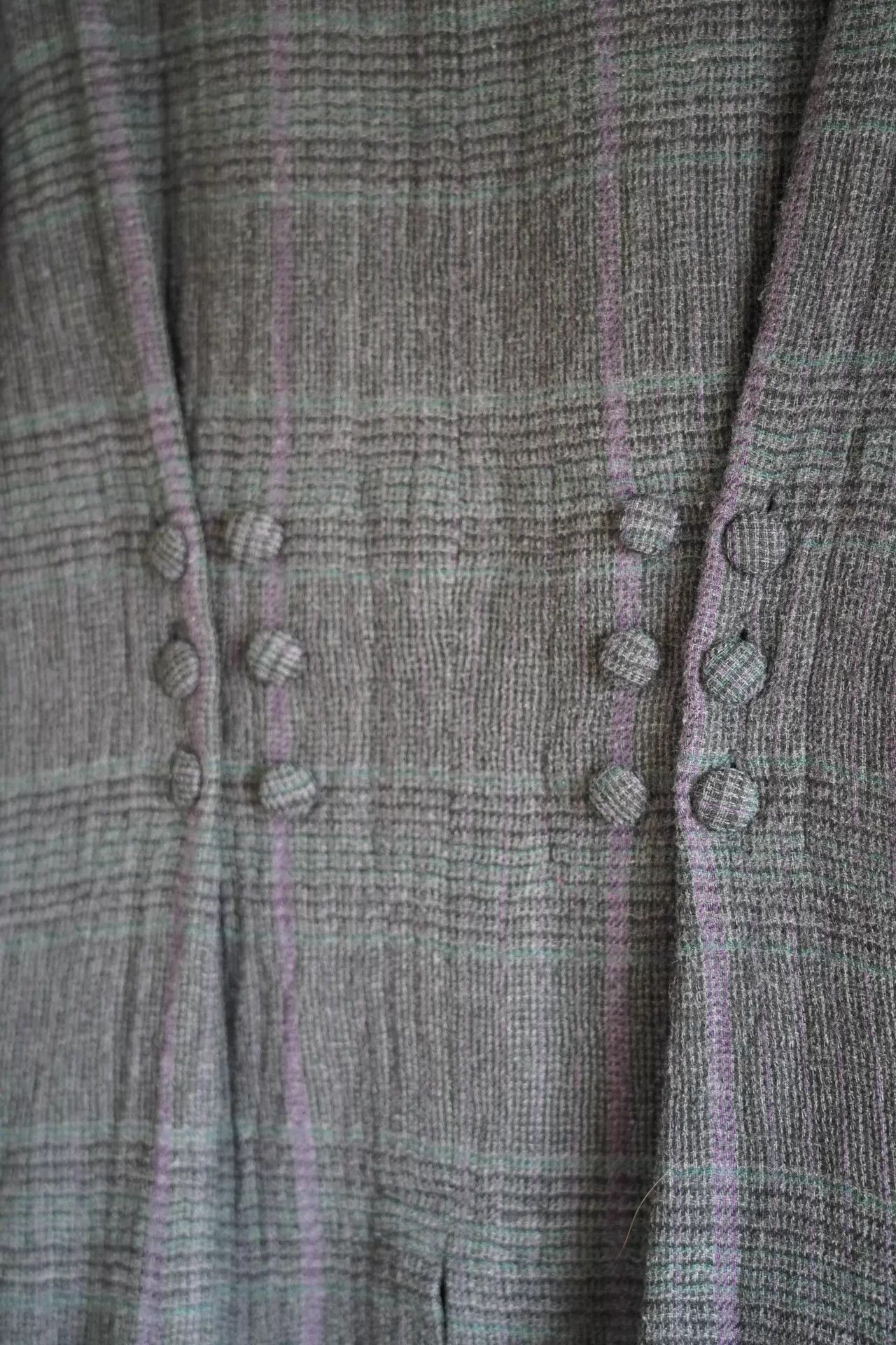 Yohji Yamamoto Multi Plaid Long Coat - Size M Size US M / EU 48-50 / 2 - 6 Thumbnail