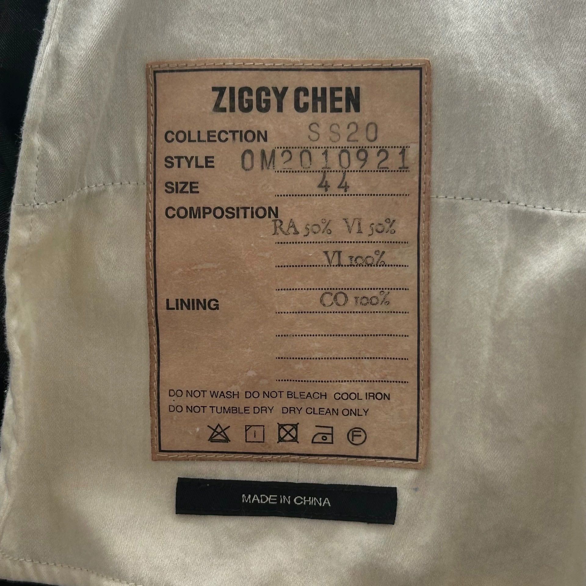 Ziggy Chen Black Layered Blazer Jacket with Button Details Size US S / EU 44-46 / 1 - 7 Thumbnail