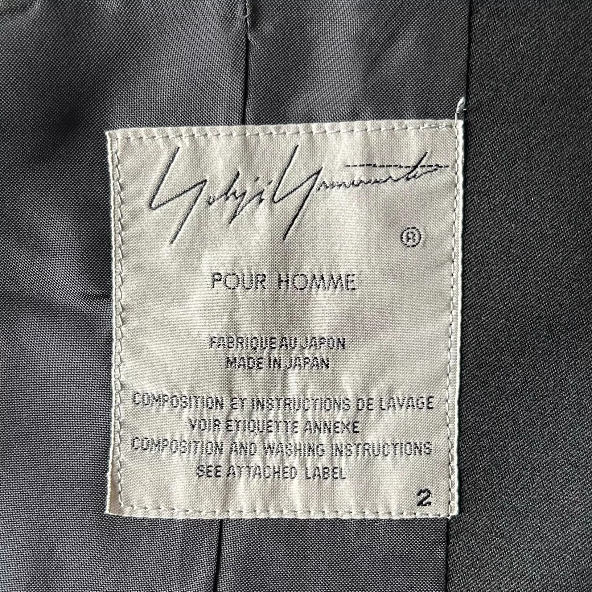 Yohji Yamamoto Black Tailored Blazer with Button Detail - Size M Size US M / EU 48-50 / 2 - 5 Thumbnail