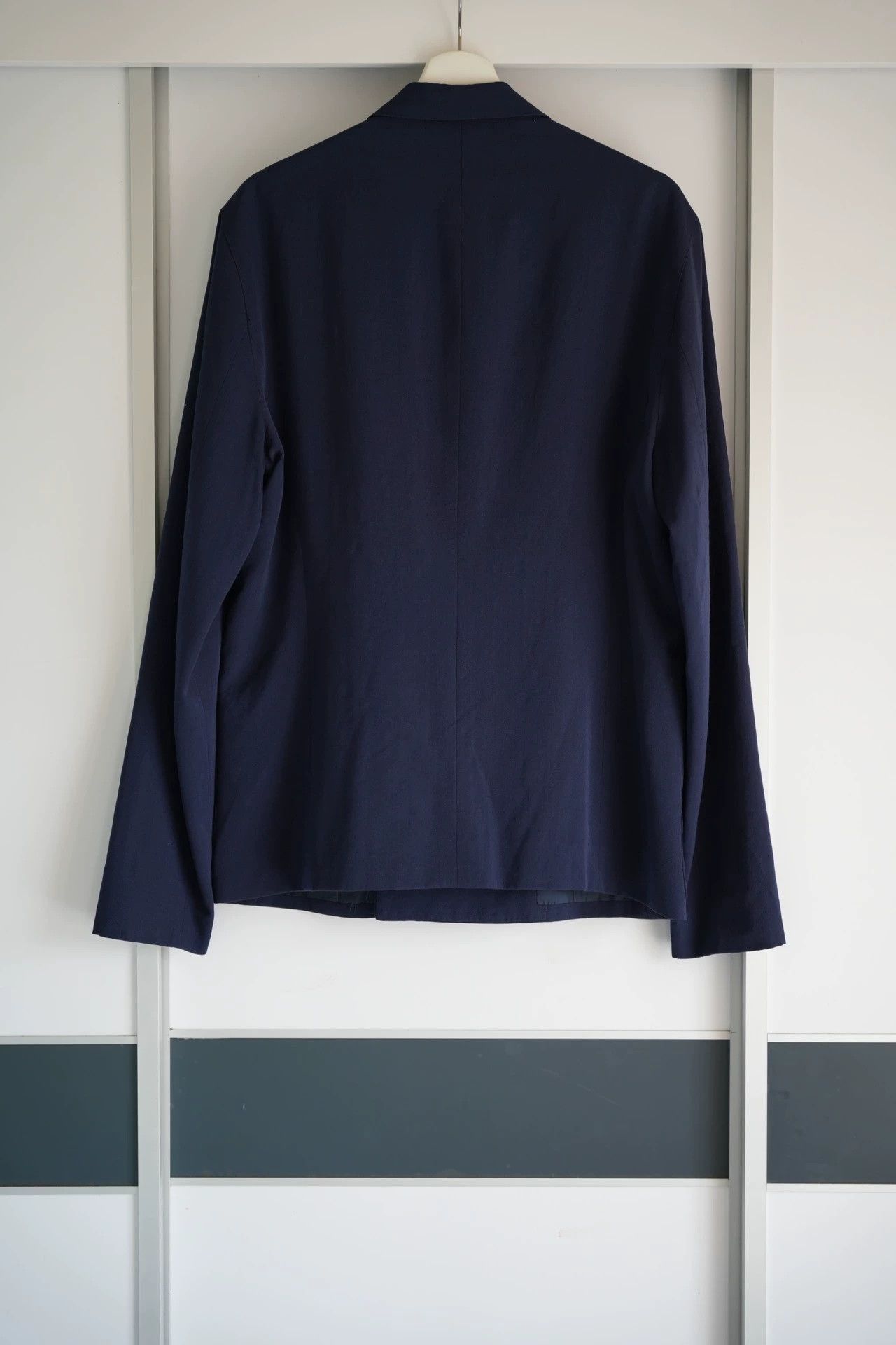 Yohji Yamamoto Blue Double-Breasted Blazer - Size M Size US M / EU 48-50 / 2 - 3 Thumbnail