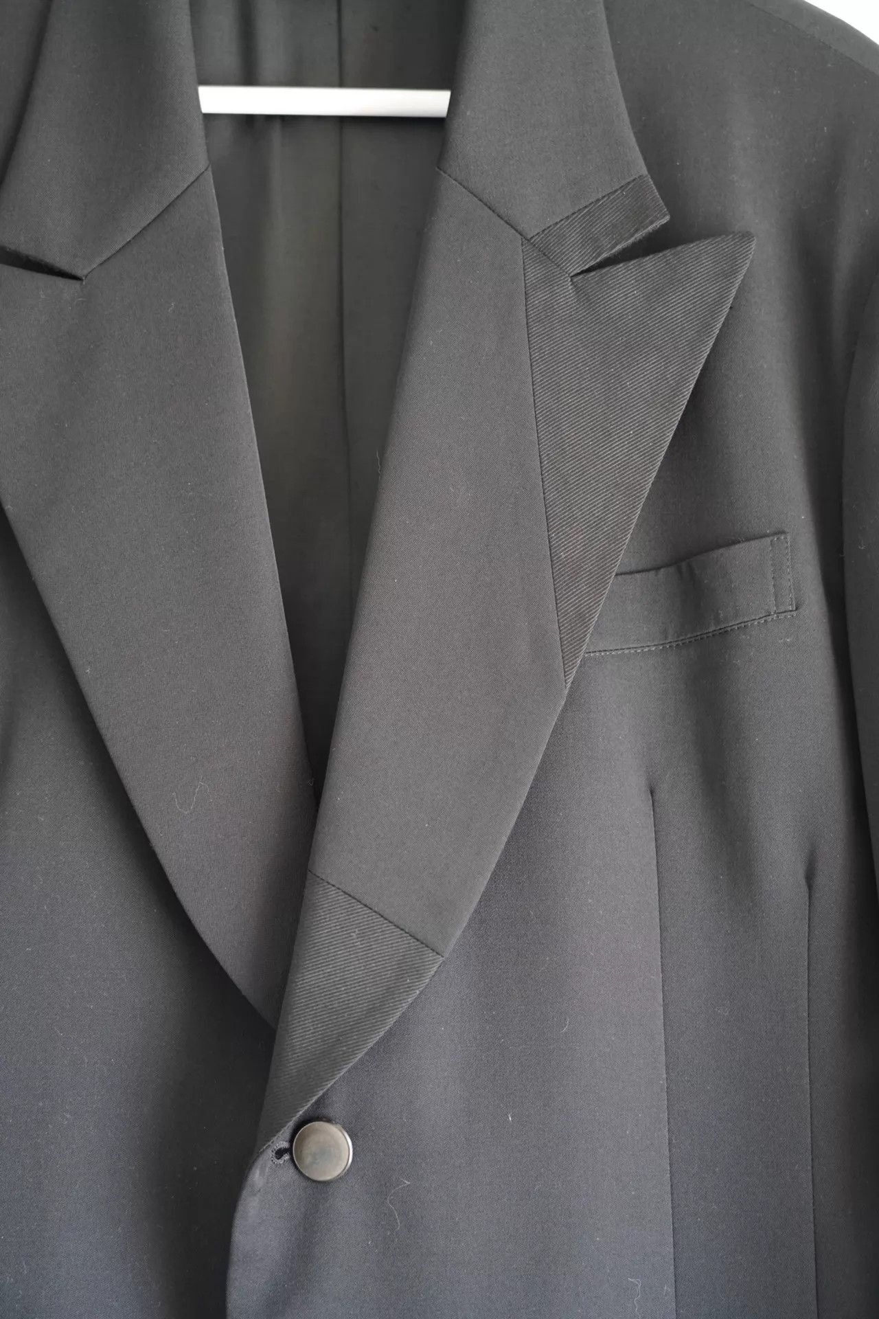 Yohji Yamamoto Black Single-Breasted Blazer - Size S Size US S / EU 44-46 / 1 - 3 Thumbnail