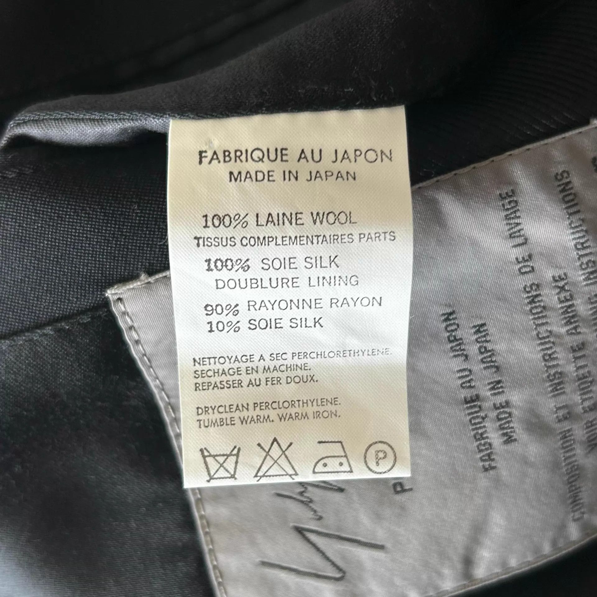 Yohji Yamamoto Black Single-Breasted Blazer - Size S Size US S / EU 44-46 / 1 - 6 Thumbnail