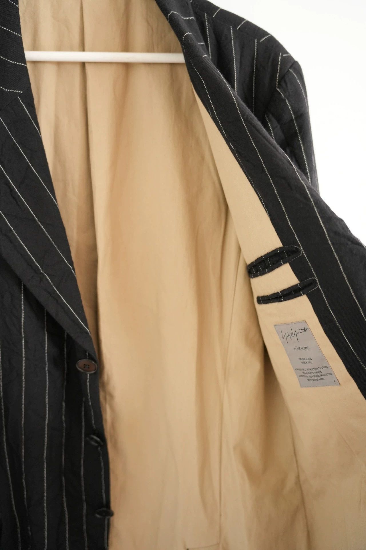 Yohji Yamamoto Striped Multi Blazer - Size S Size US S / EU 44-46 / 1 - 5 Thumbnail