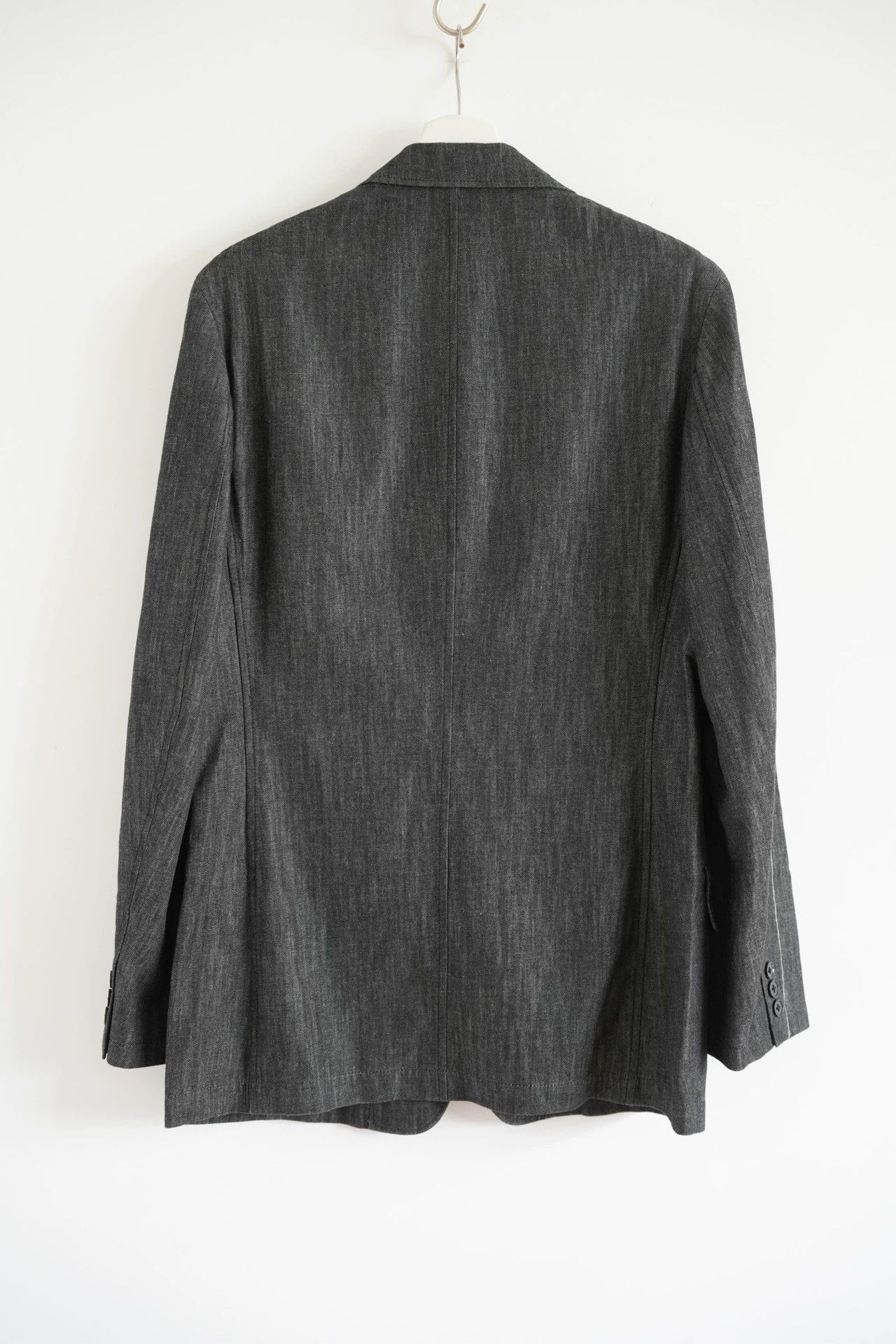 Yohji Yamamoto Gray Single-Breasted Blazer Size M Size US M / EU 48-50 / 2 - 2 Thumbnail