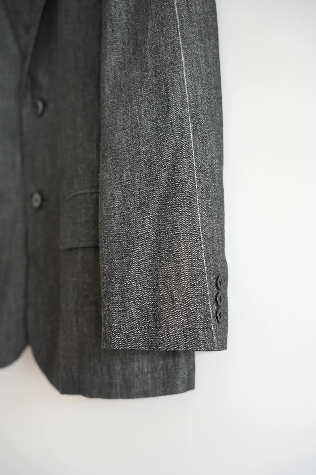 Yohji Yamamoto Gray Single-Breasted Blazer Size M Size US M / EU 48-50 / 2 - 7 Thumbnail