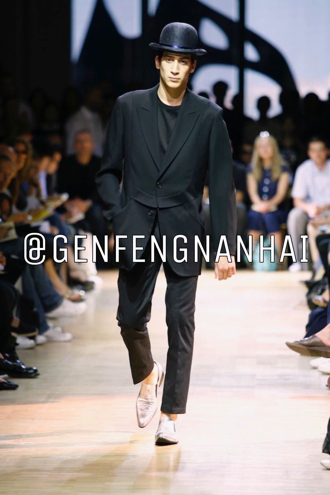 Yohji Yamamoto Black Tailored Blazer with Button Closure Size US M / EU 48-50 / 2 - 4 Thumbnail