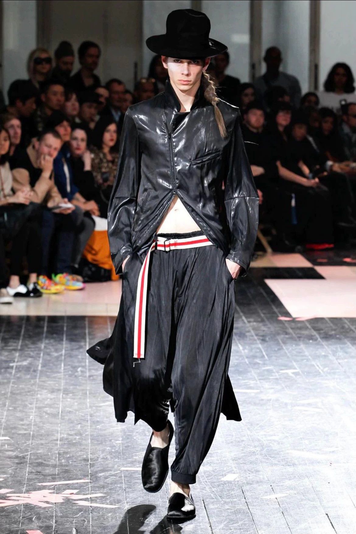 Yohji Yamamoto Black Long Coat with Collar Size US M / EU 48-50 / 2 - 3 Thumbnail